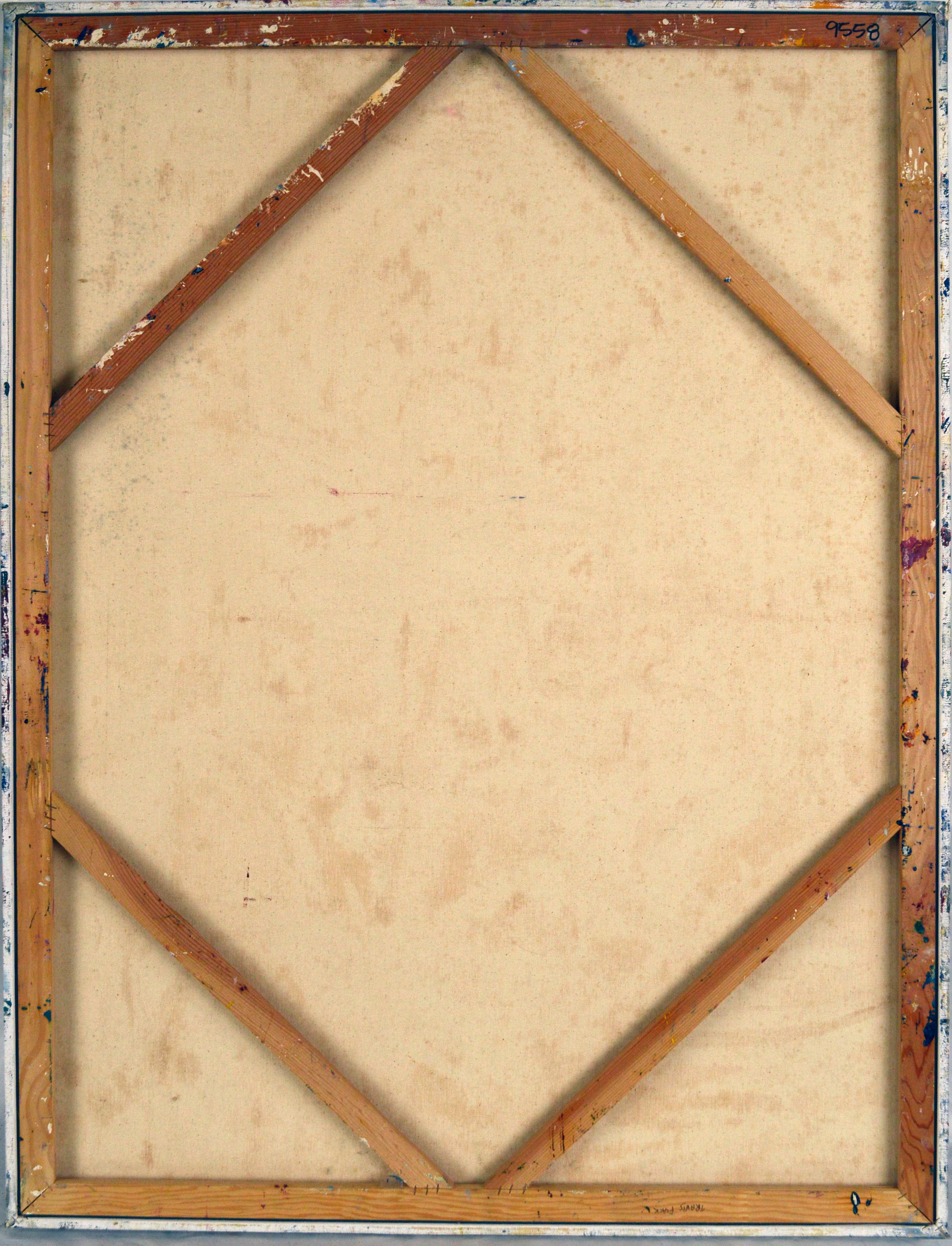 „Visions of the Metropolis“ Visionary Moonlight and City Original Öl auf Leinwand

Original-Ölgemälde des Bay Area-Künstlers Travis Flack (Amerikaner, 20. Jahrhundert) aus der Serie 