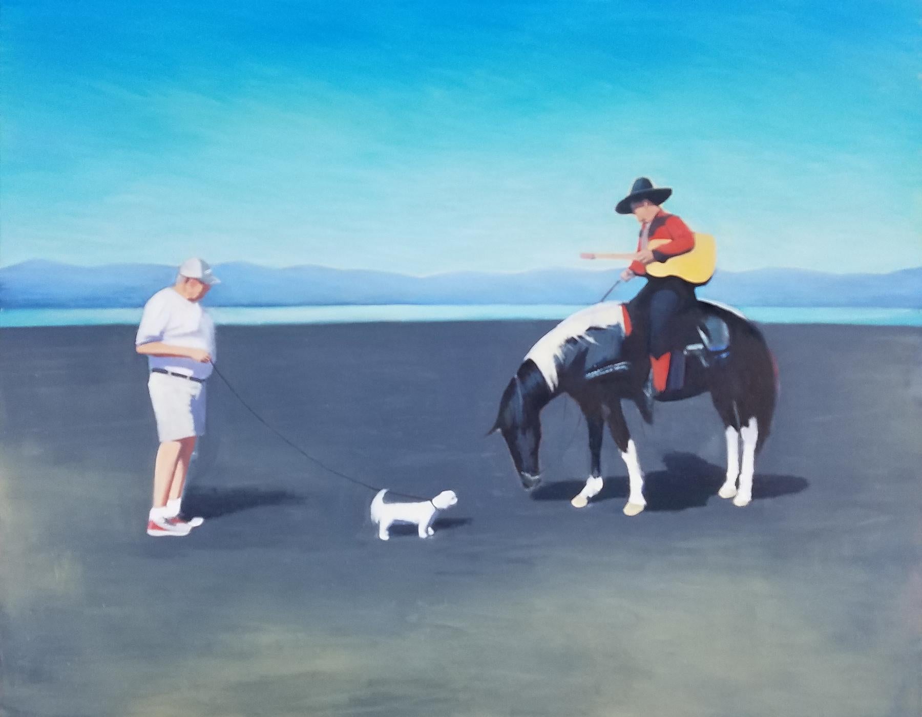 Travis Walker Animal Painting - Horse Opera