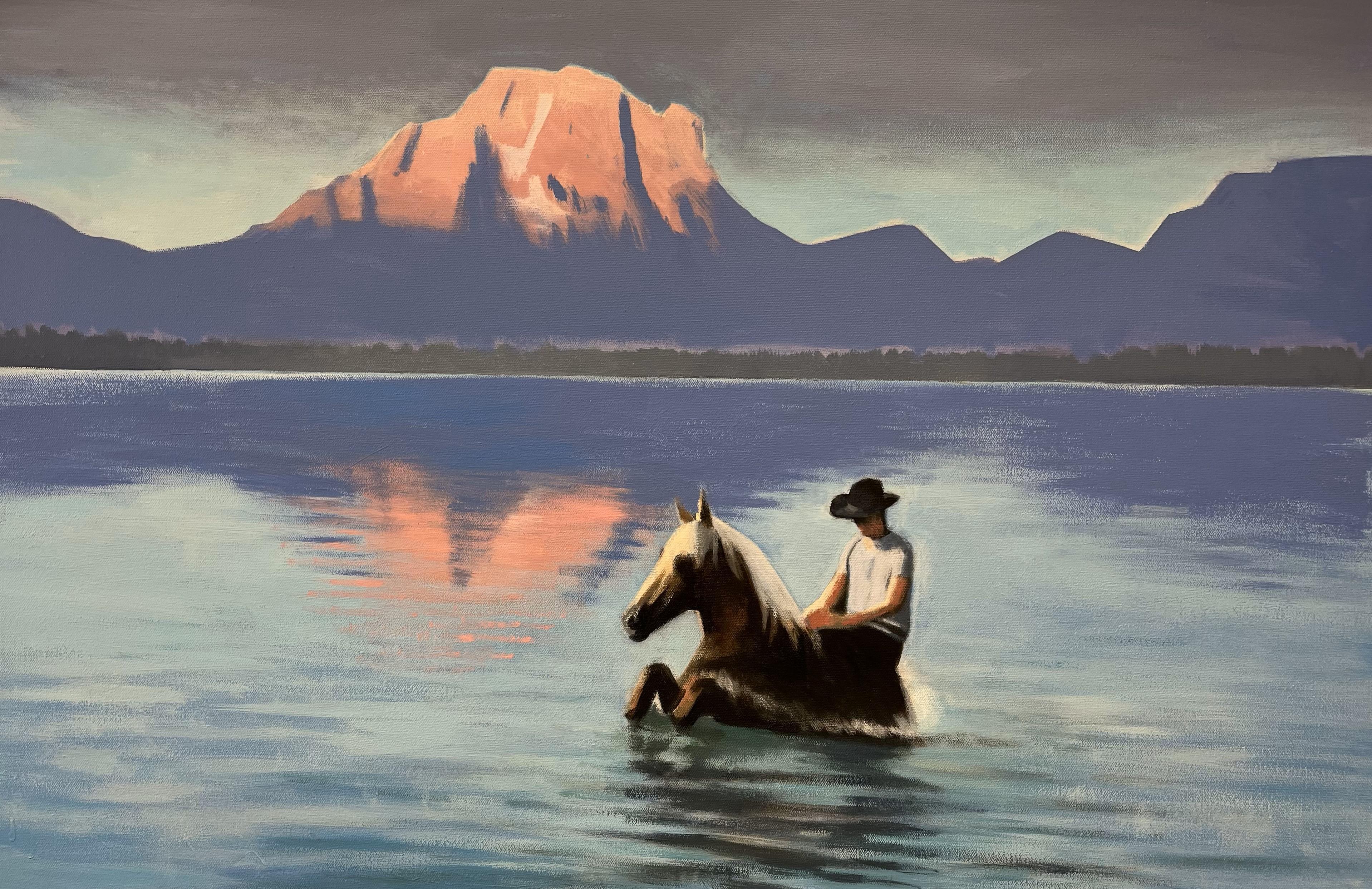 Animal Painting Travis Walker - Les cavaliers de la tempête