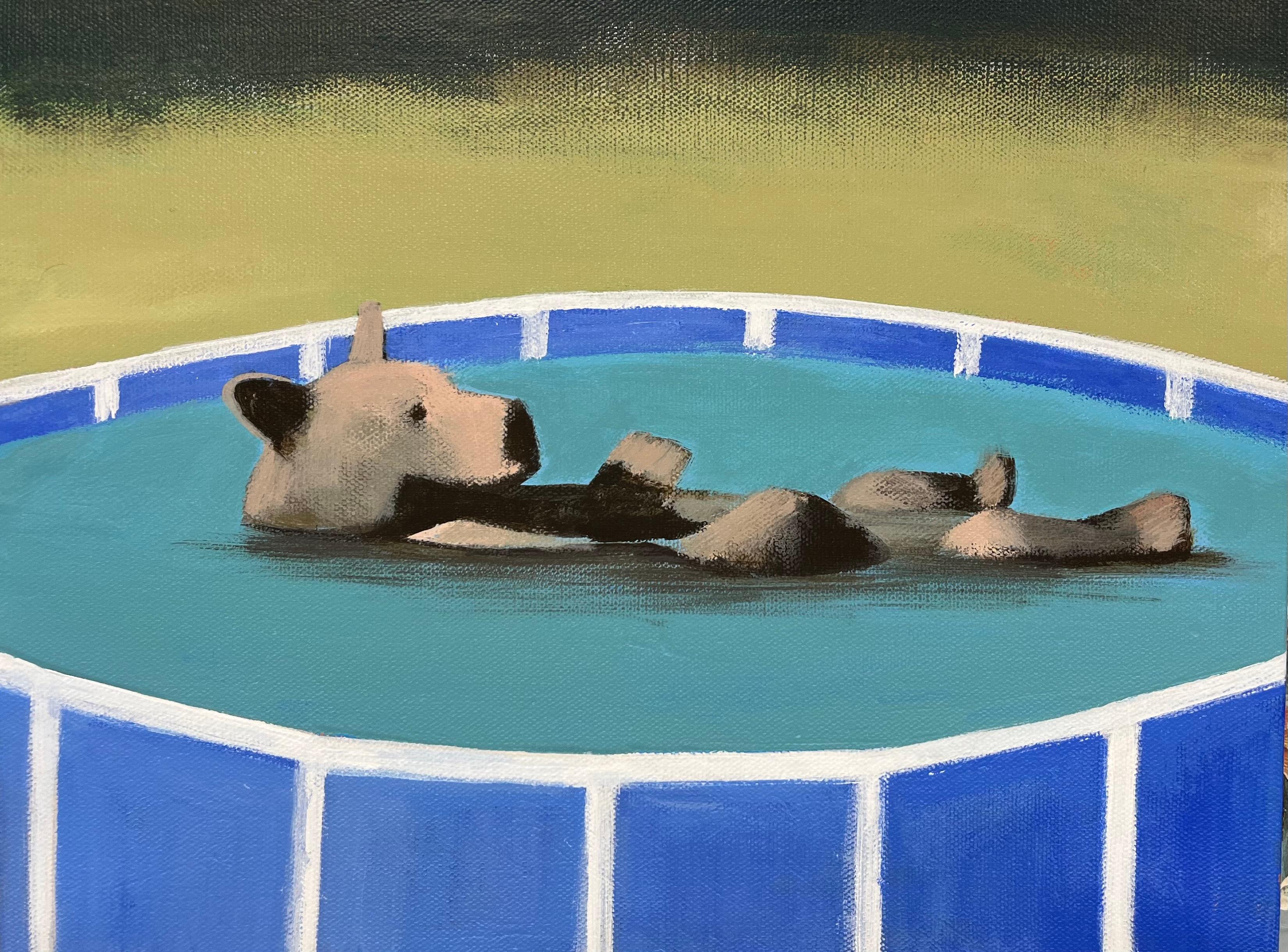 Animal Painting de Travis Walker - El Oso Guay