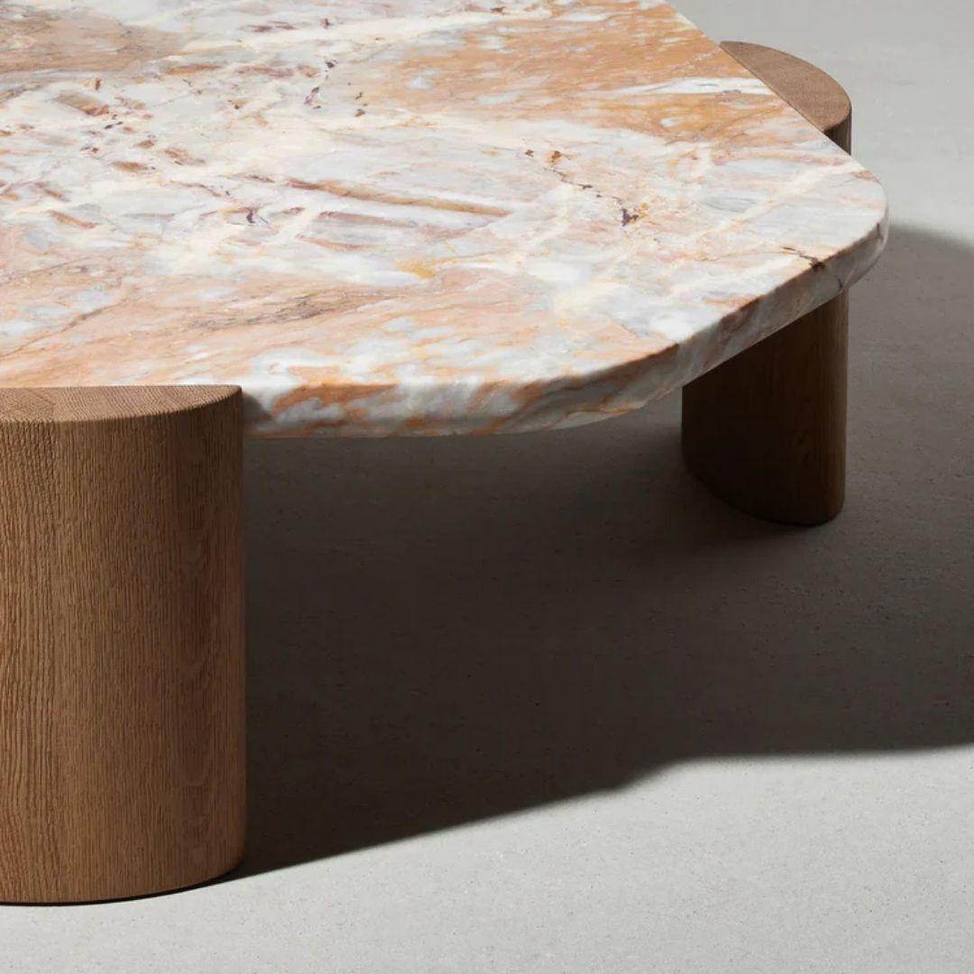 Mid-Century Modern Table basse en marbre Trawo en vente