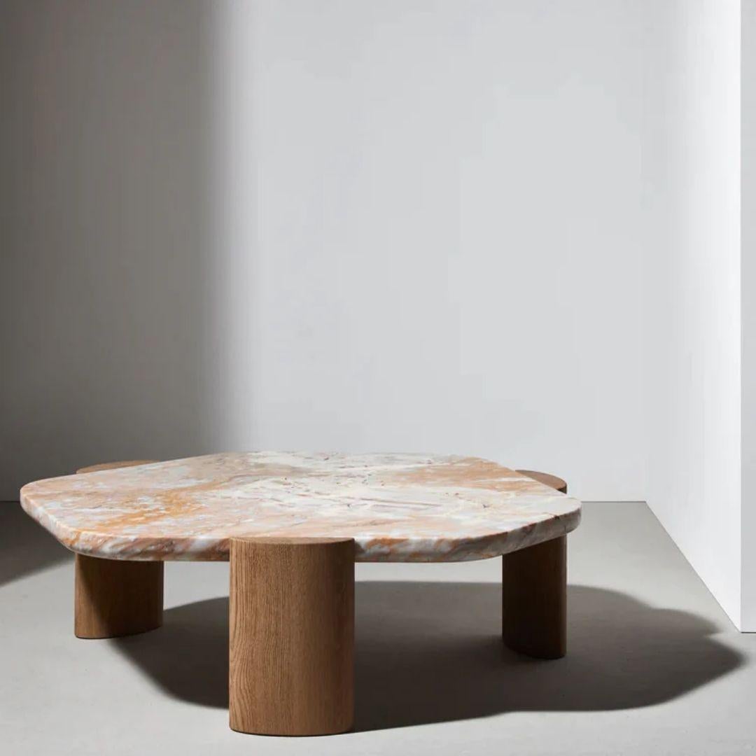 Indian Trawo Marble Coffee Table For Sale