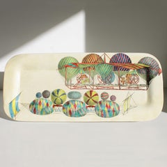 Tray by Piero Fornasetti, Original 1950s