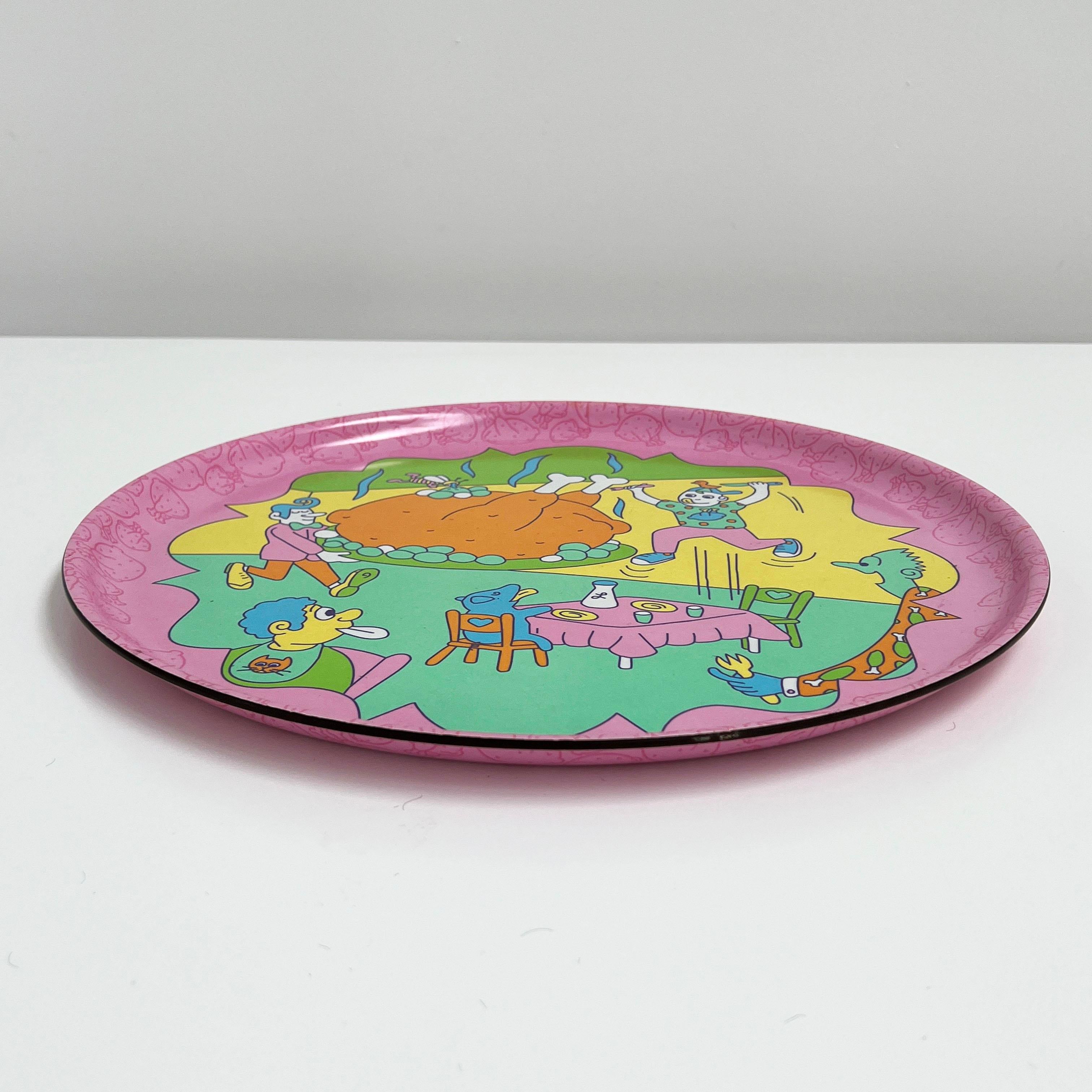 Post-Modern Tray by Sergio Cascavilla for Alessi, 1990s
