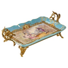 Tray, Centerpiece in Sèvres Porcelain