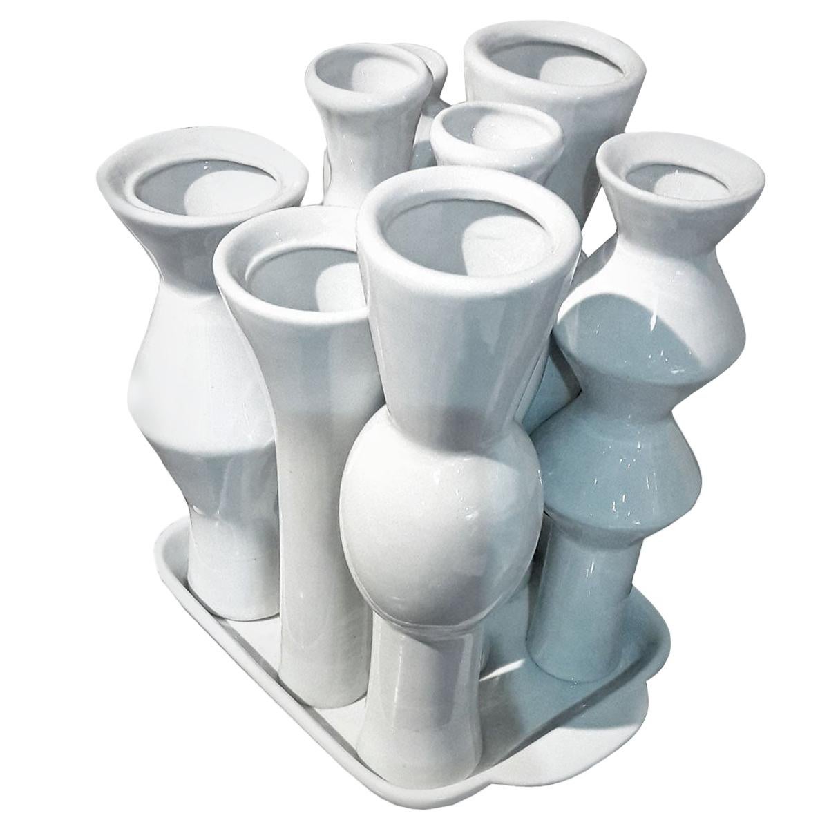 "Tray Eight" Porcelain Vase Sculpture
