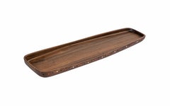 Wooden serving tray of decorative walnut wood from the SoShiro Pok collection