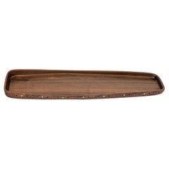Antique Wooden serving tray of decorative walnut wood from the SoShiro Pok collection