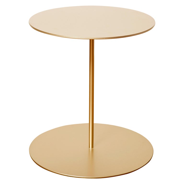 Tray II Metal Structure Luxury Side Table, Made in Italy For Sale