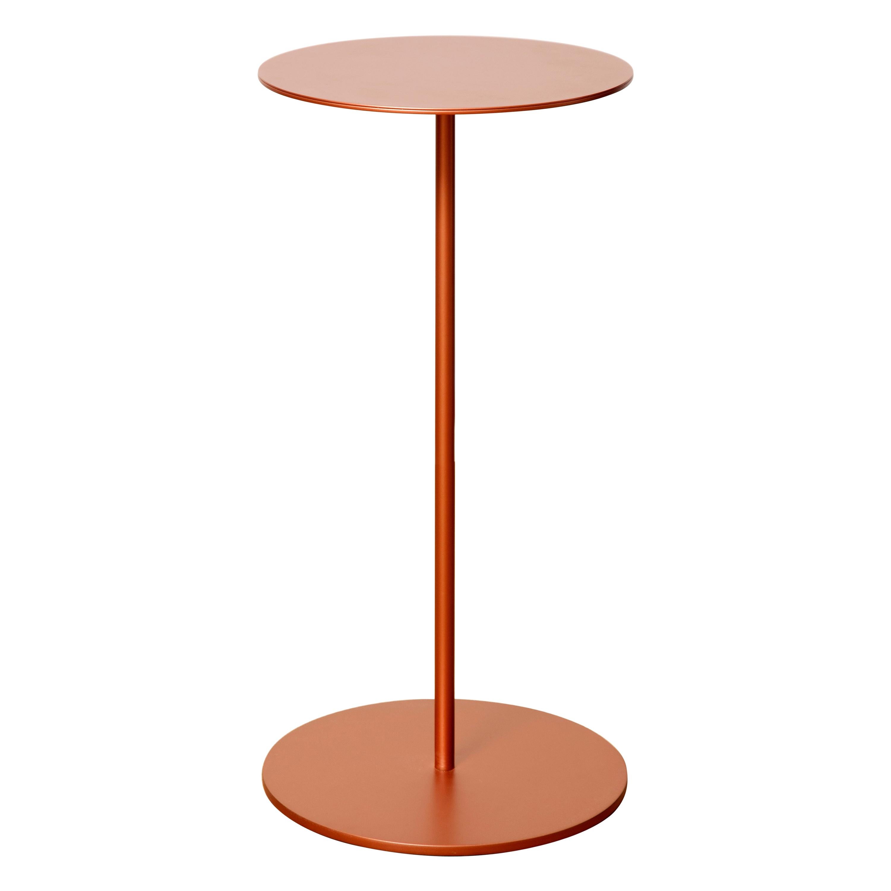Tray III Metal Structure Luxury Side Table, Made in Italy