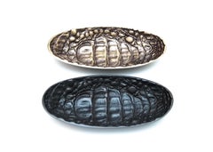 Plateau en bronze foncé de Fakasaka Design