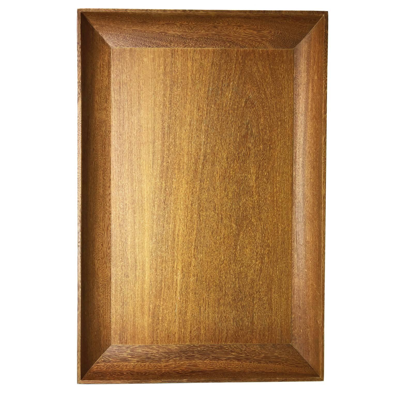 Tray Made of Tropical Hardwood in Brazilian Contemporary Design In New Condition For Sale In Sao Paulo, SP