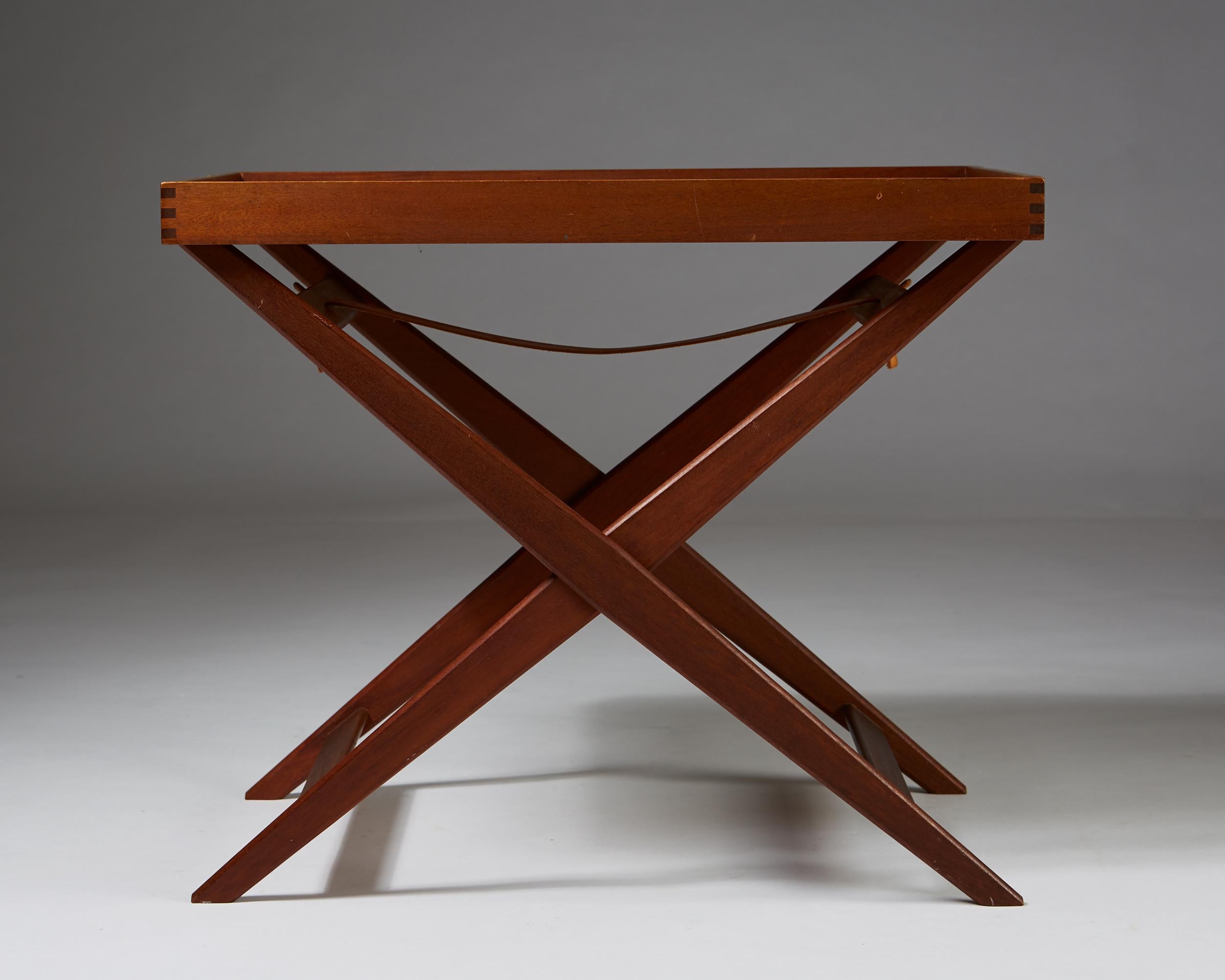 Scandinavian Modern Tray Table, Anonymous, for Rud Rasmussen, Denmark, 1960s