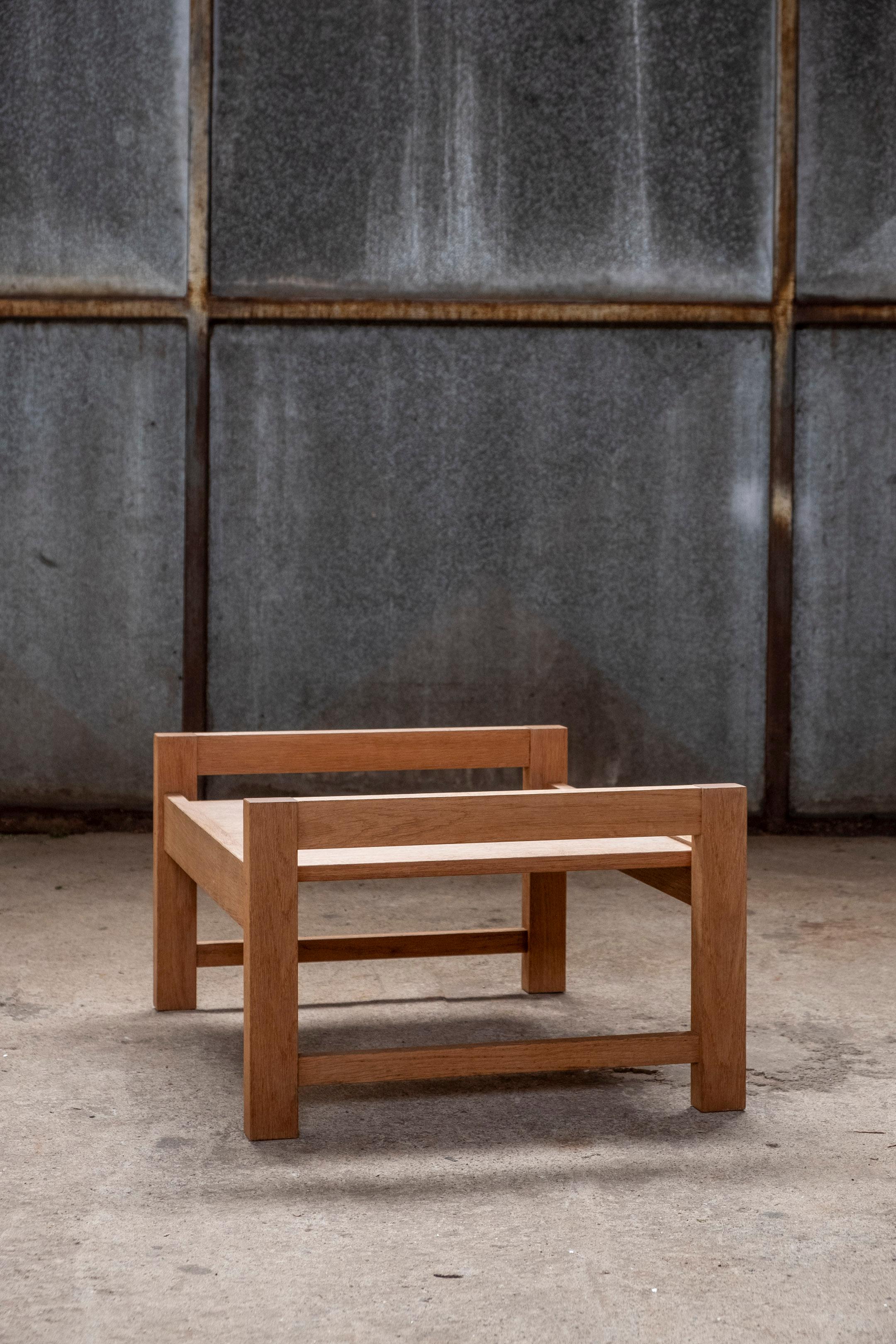 Tray Table in Oak, 1960s Van Den Berghe Pauvers, Belgium For Sale 2