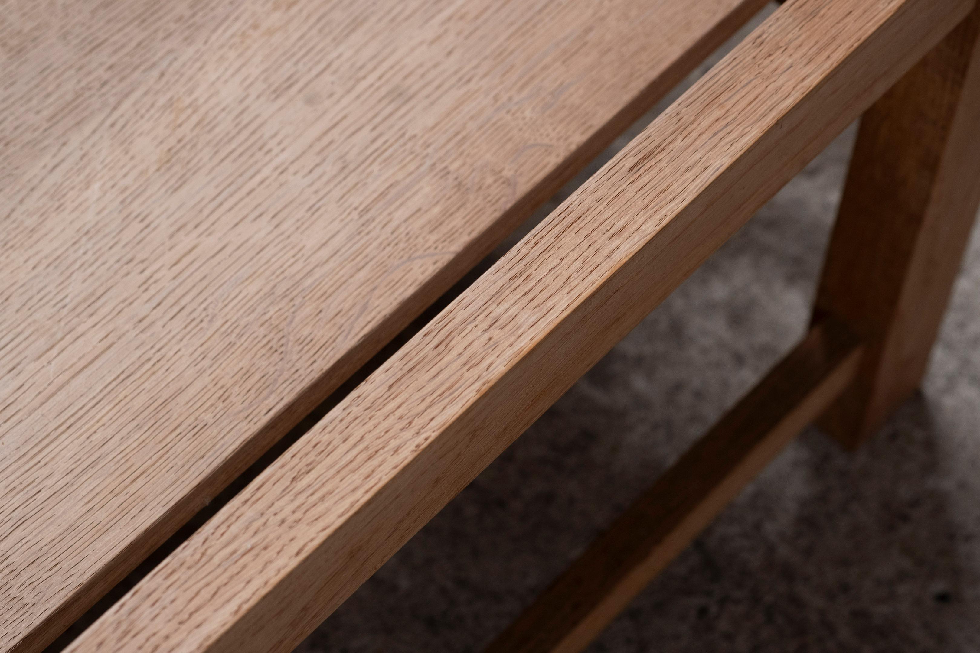 Tray Table in Oak, 1960s Van Den Berghe Pauvers, Belgium For Sale 3