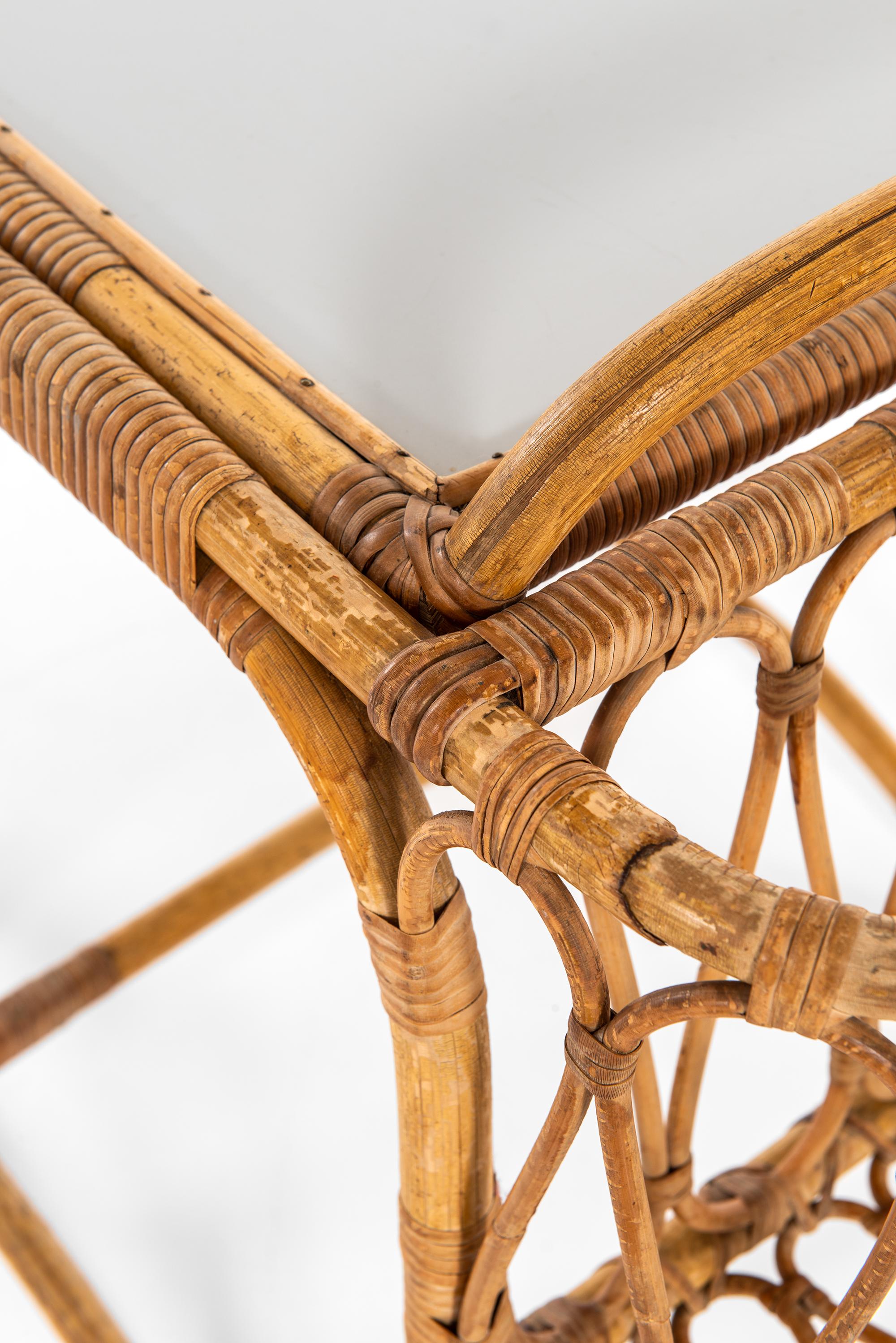Tray Table in Rattan and Cane by E.V.A. Nissen & Co in Denmark 2