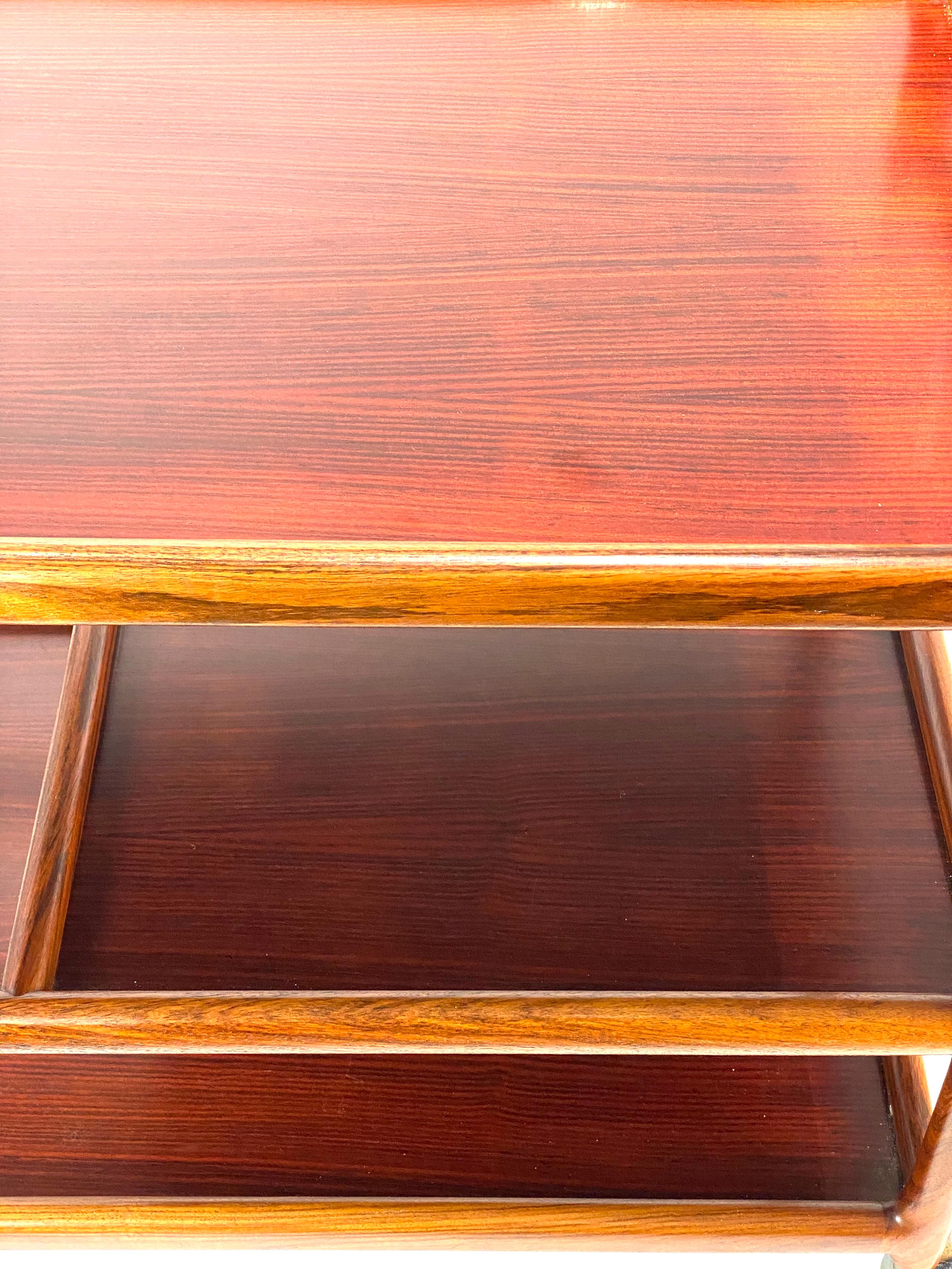Tray Table in Rosewood Designed by Johannes Andersen, 1960s 2