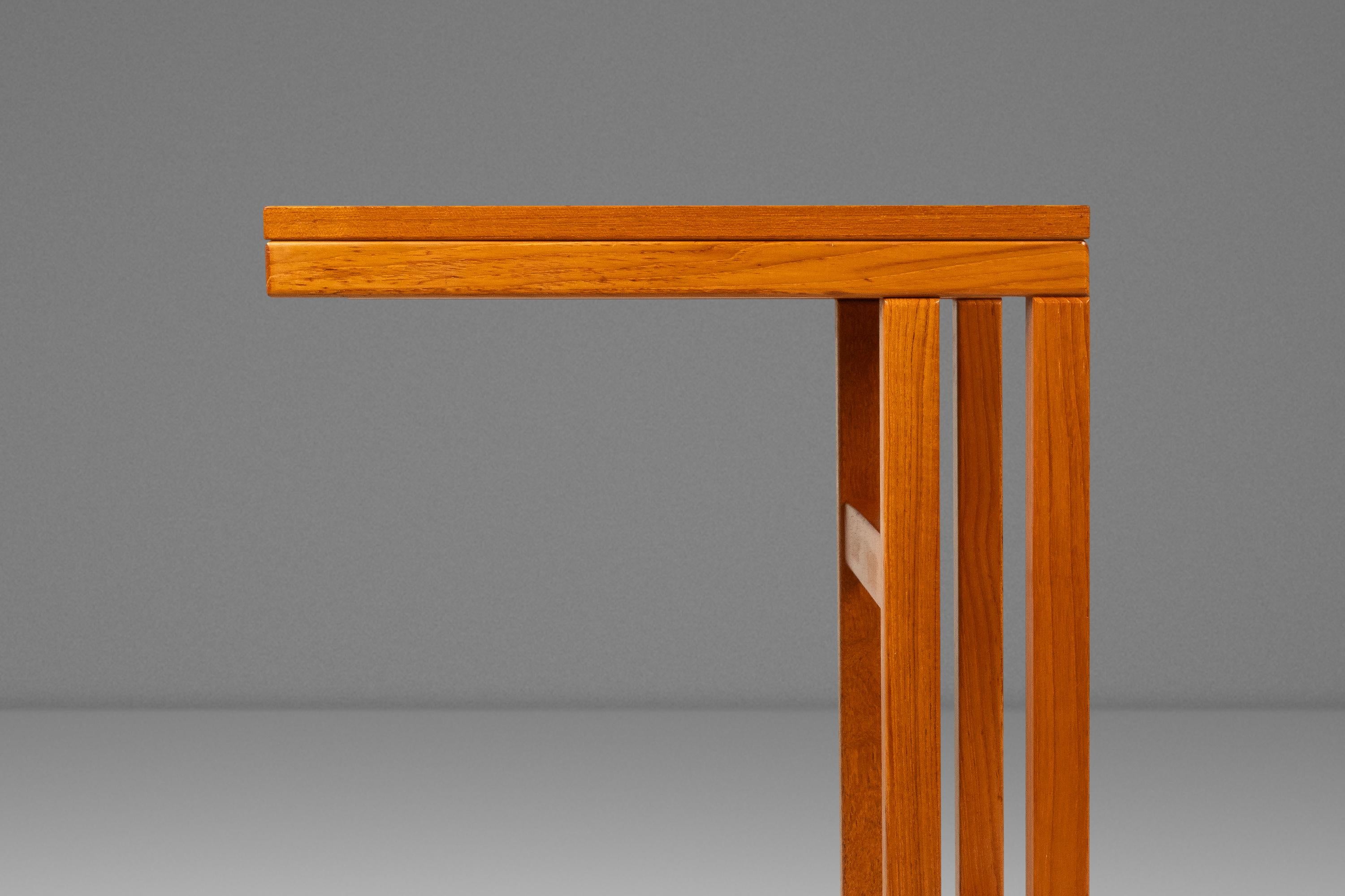 Tray Table / Sofa Table / TV Table in Teak by FBJ Møbler, Denmark, c. 1980s 5