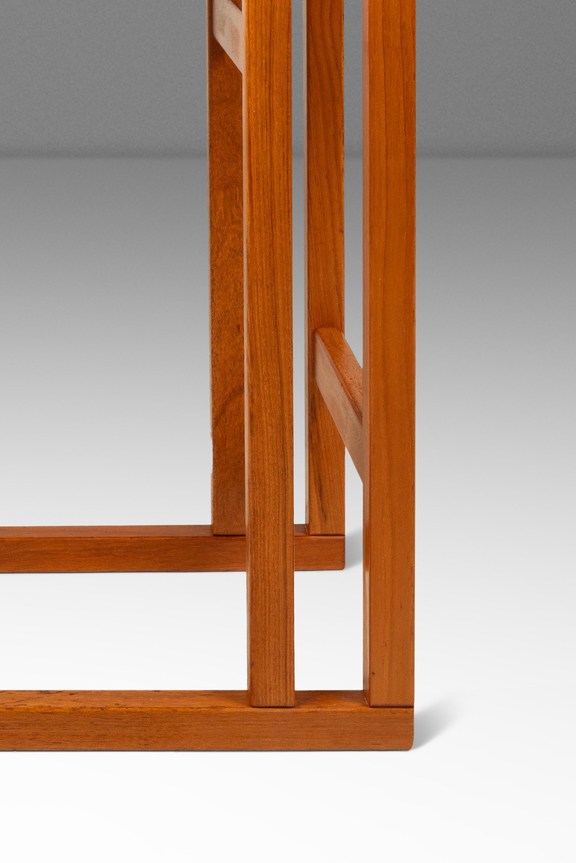 Tray Table / Sofa Table / TV Table in Teak by FBJ Møbler, Denmark, c. 1980s 9