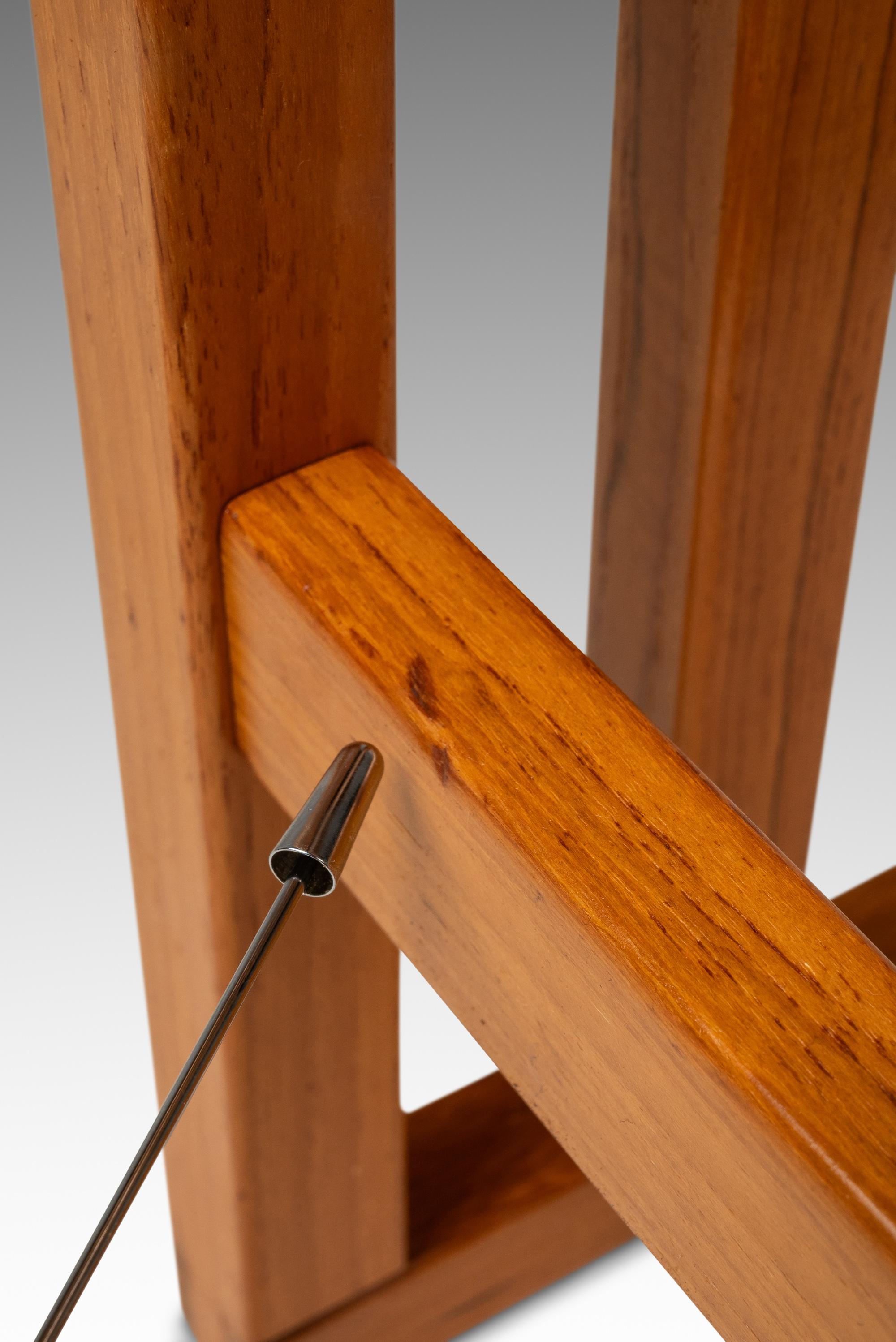 Tray Table / Sofa Table / TV Table in Teak by FBJ Møbler, Denmark, c. 1980s 11