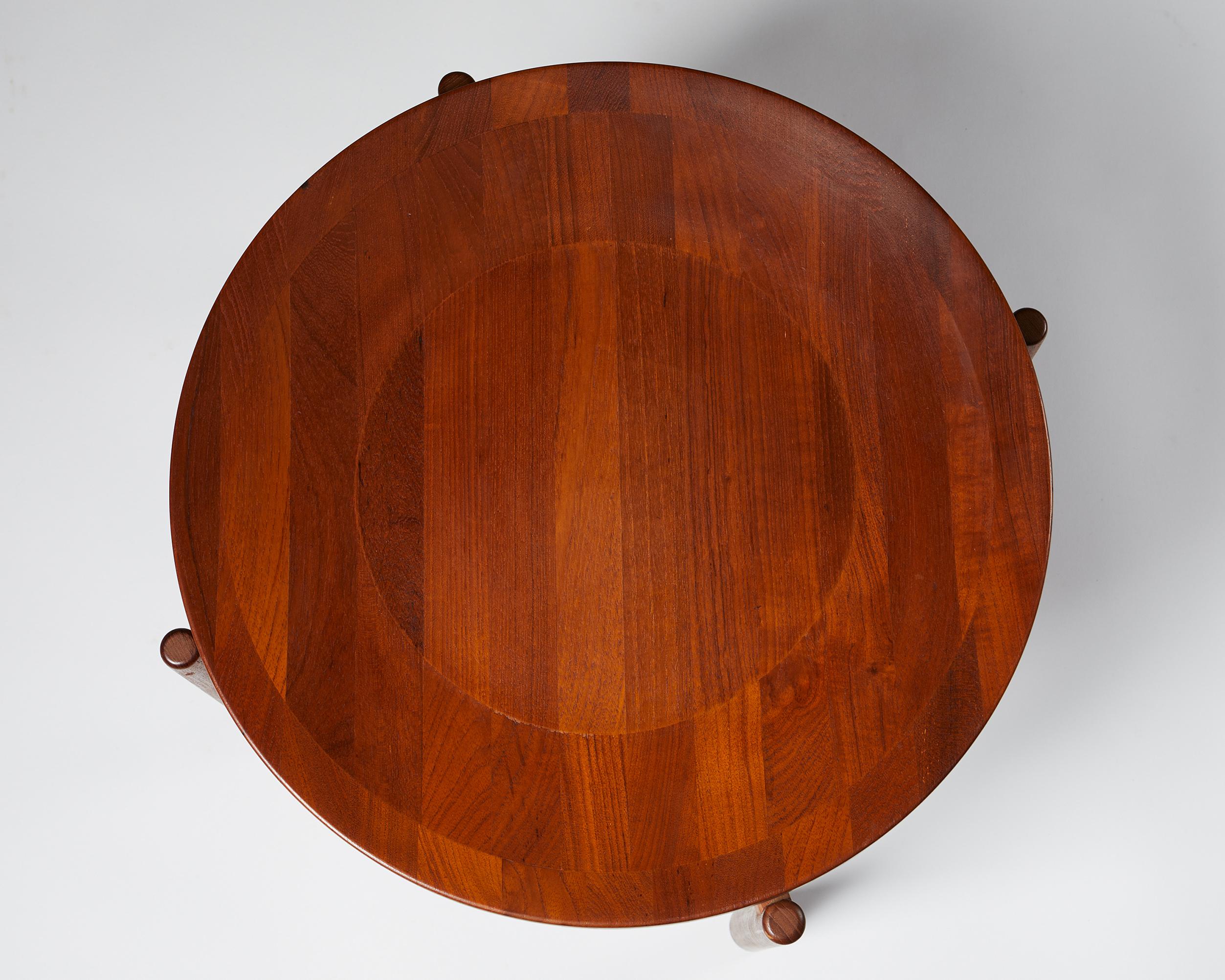 Teak Tray tables designed by Jens Quistgaard