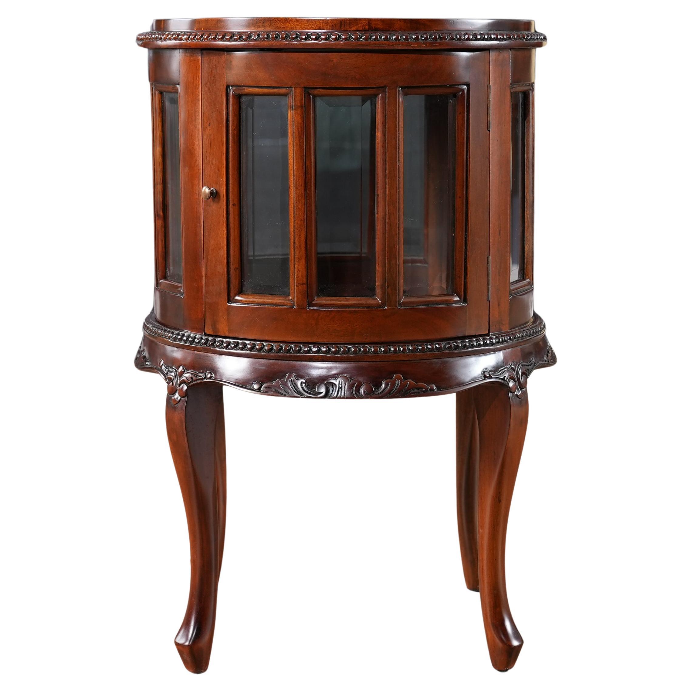 Tray Top Mahogany Display Table For Sale