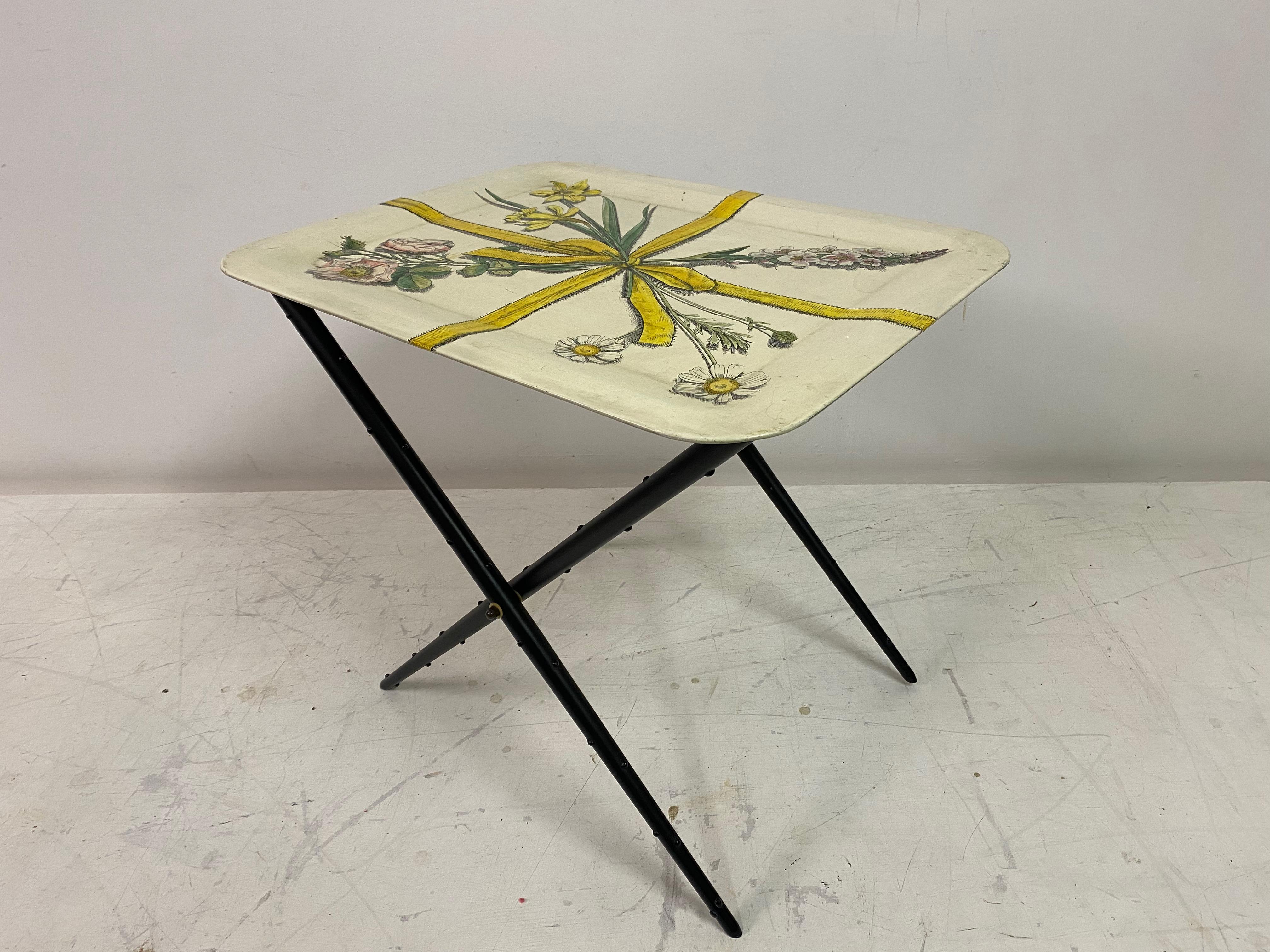 Tray-Top Table By Piero Fornasetti For Sale 9