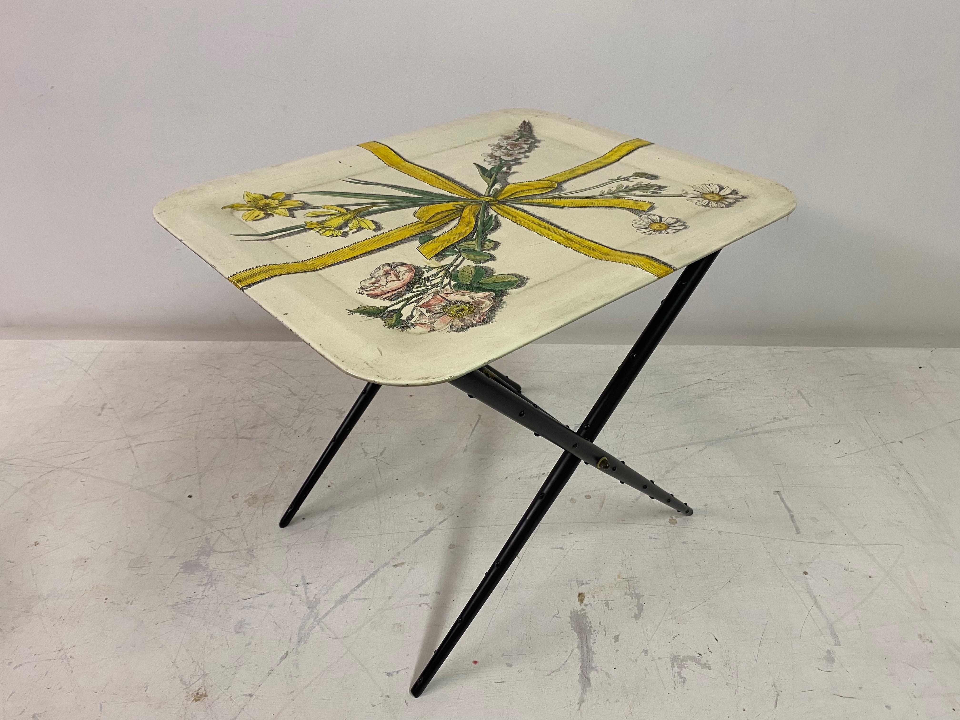 Tray-Top Table By Piero Fornasetti For Sale 13