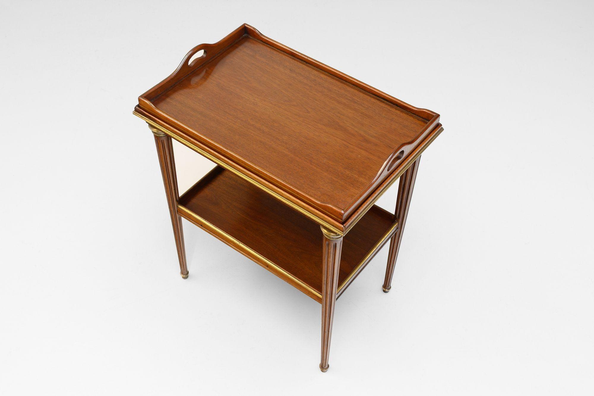 Mahogany Tray Top Table For Sale