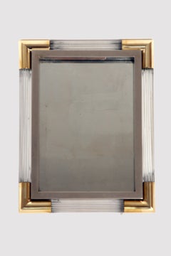 Tray twisted Murano glass and metal. Designed by Tommaso Barbi, Italy 1960.
