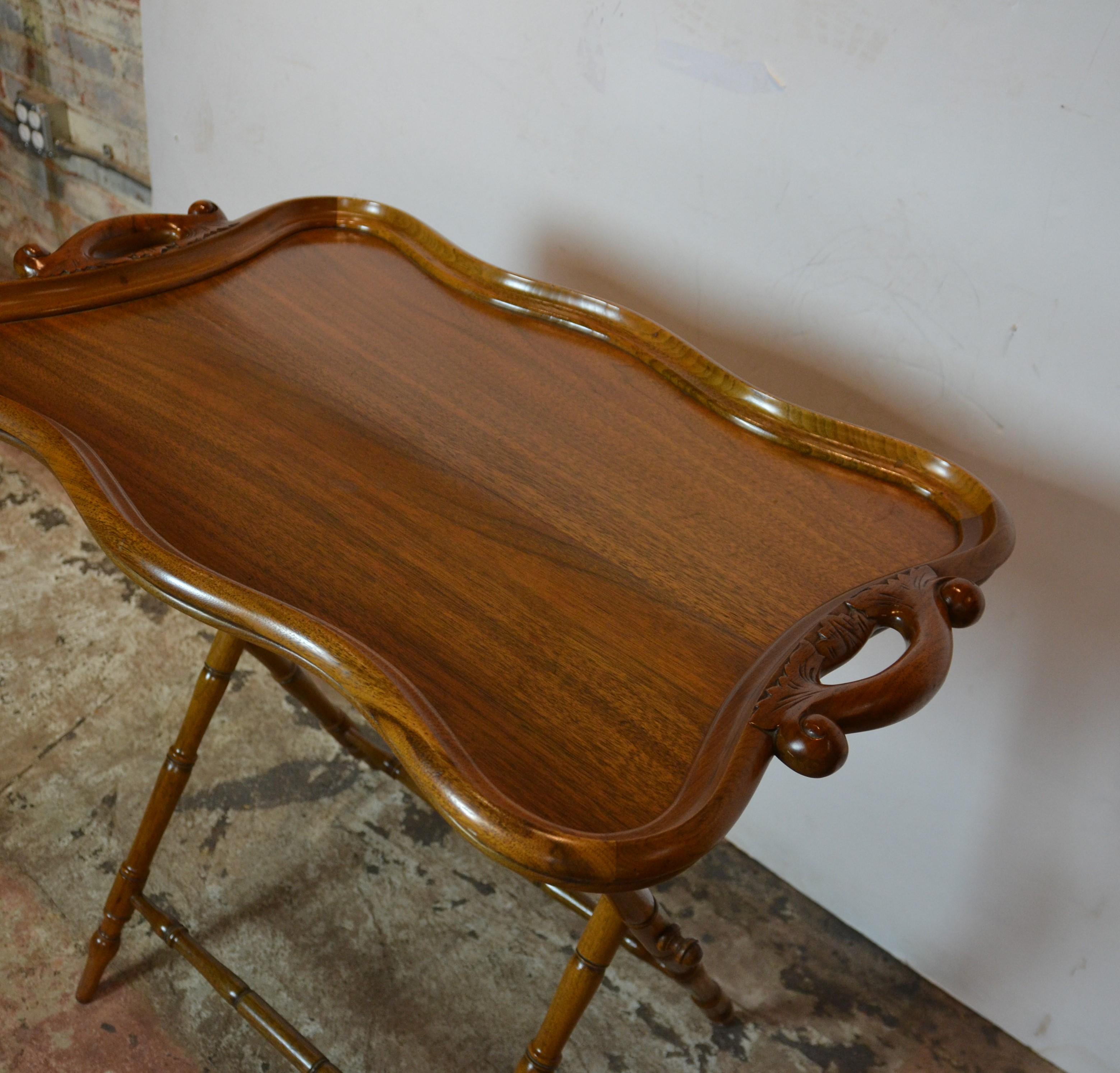 20th Century Tray with a Stand For Sale