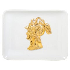 Bandeja con oro de mercurio Milán, Manufactura Fornasetti, circa 1950