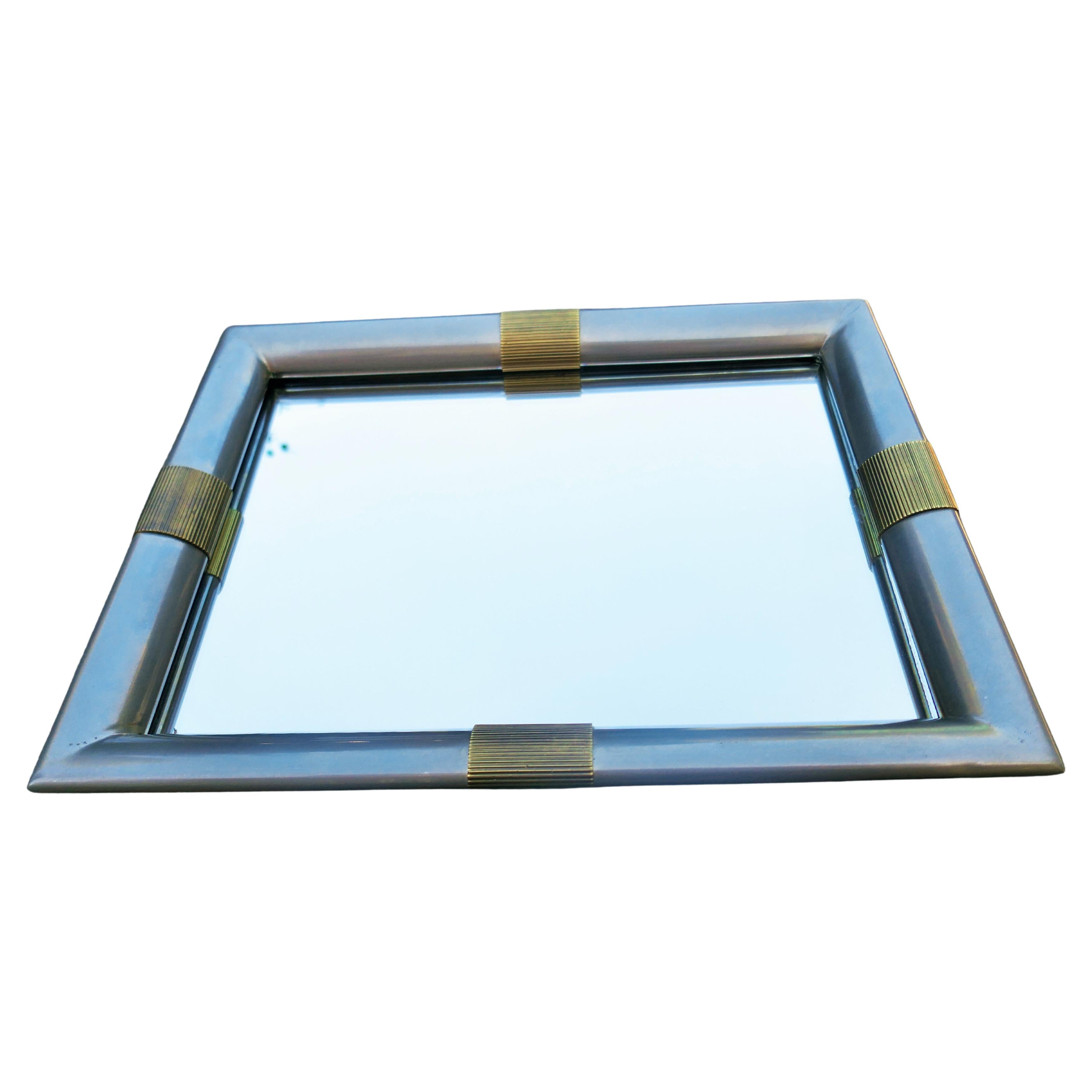 Tray with mirror by Tommaso Barbi in vendita 3