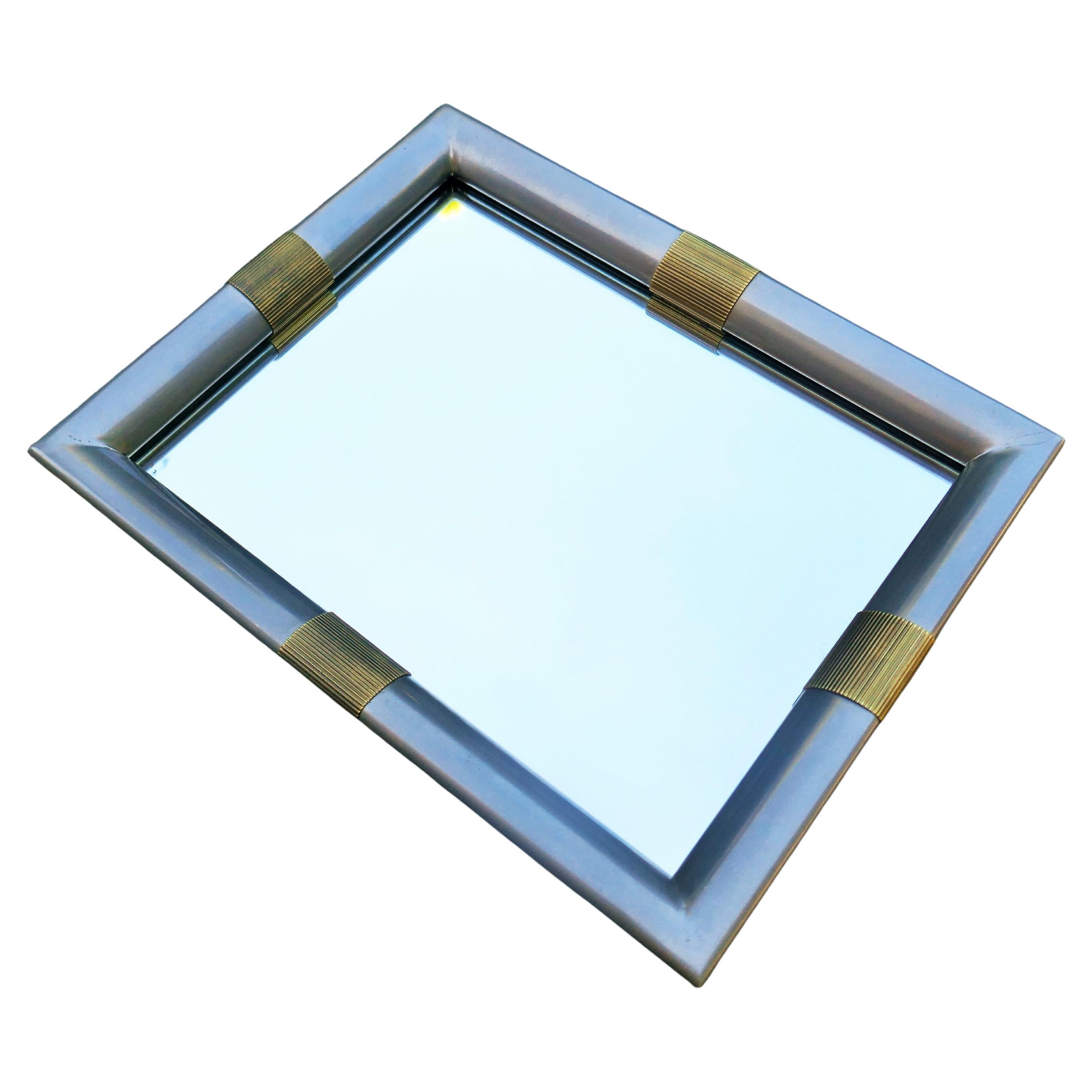 Tray with mirror by Tommaso Barbi In condizioni buone in vendita a Lugo, IT