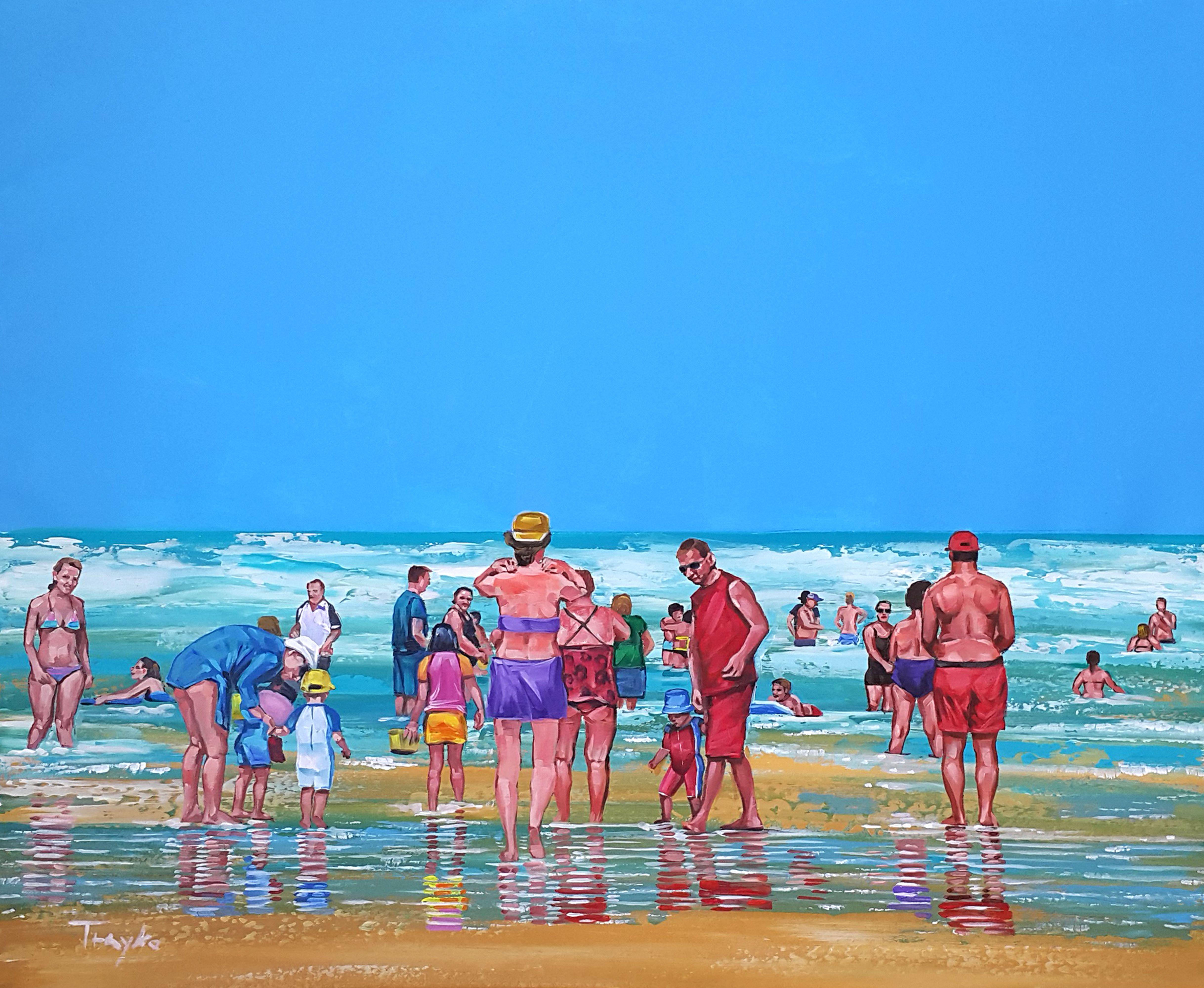 ORIGINAL ART BY Trayko Popov â€“ Finest quality acrylic paintings on canvas.  Only the highest quality fine art grade acrylic paints are used on the surface.  -----  Accompanied by a signed certificate of authenticity.  Materials used: Acrylic on