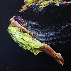 Underwater  Dreams  Diving, Painting, Acrylic on Canvas