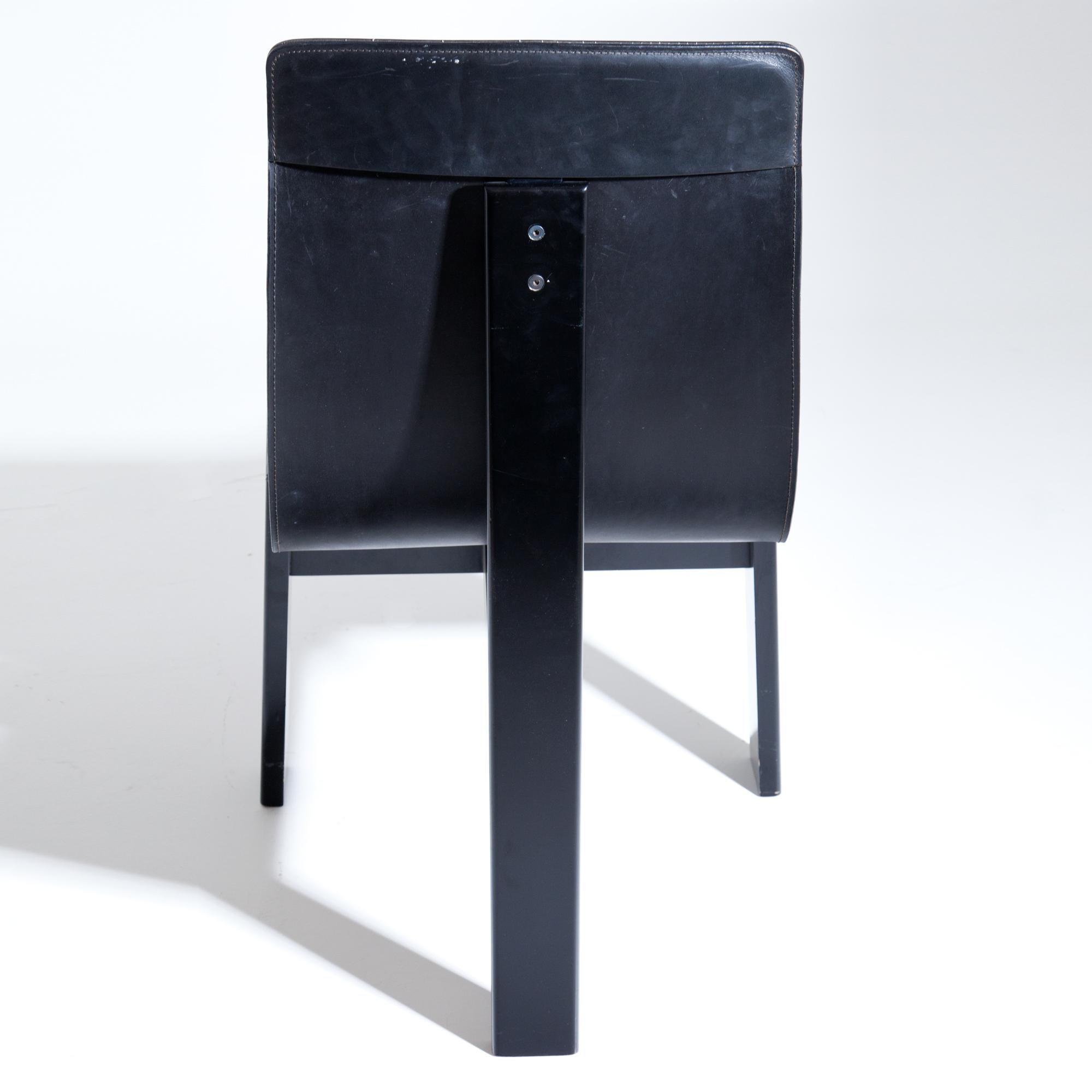 Late 20th Century TRE 3‘ Chairs by Angelo Mangiarotti, Italy, 1970s-1980s
