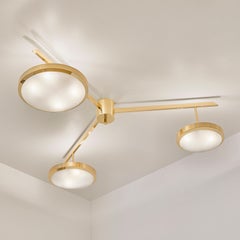 Tre Ceiling Light by Gaspare Asaro - Polished Brass Finish