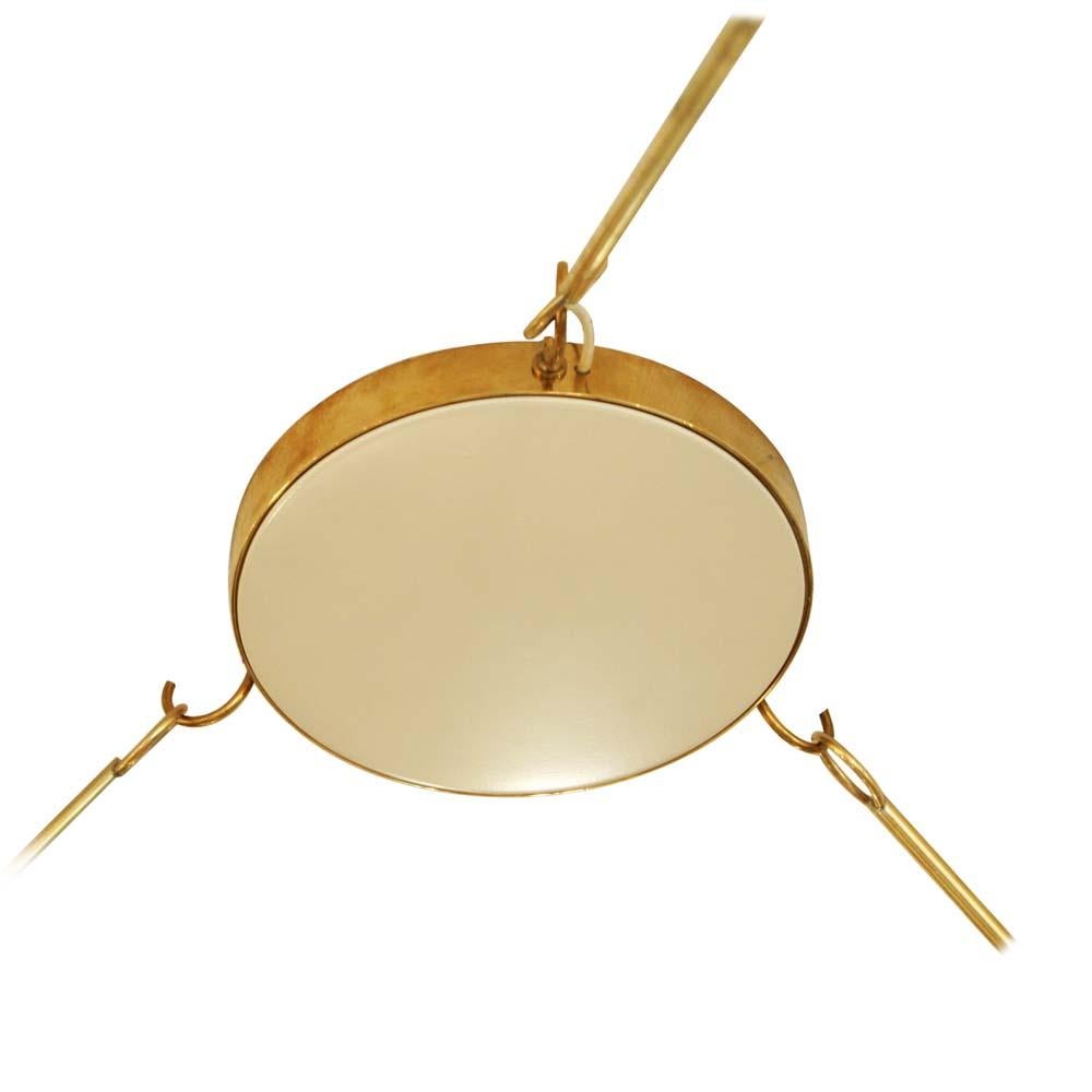 Aluminium Plafonnier Tre Cento  Jaune Bleu Gris Noir Blanc Marron par Diego Mardegan en vente