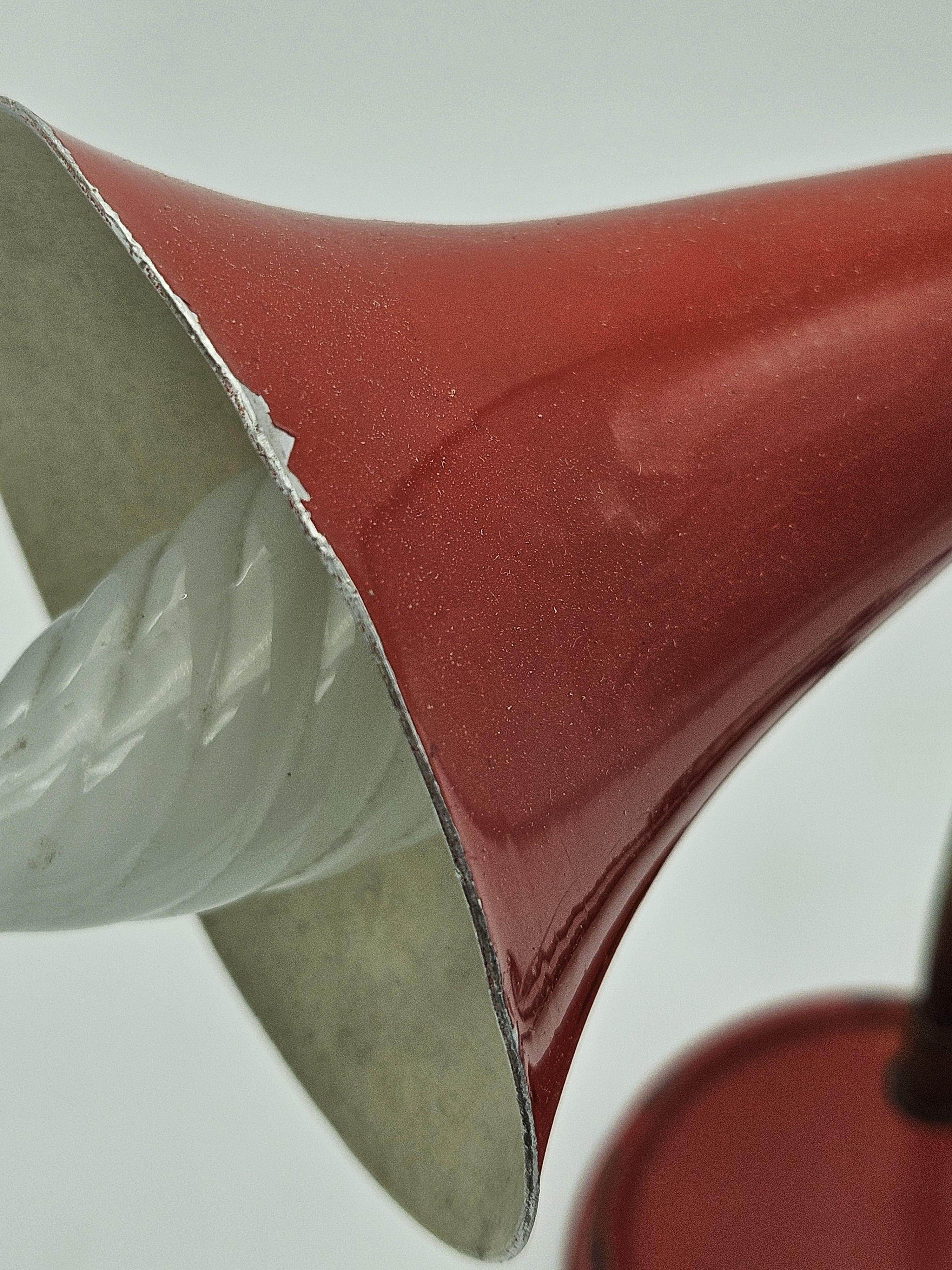 Drei metallfarbene Tischlampen aus den 1970er Jahren im Angebot 2