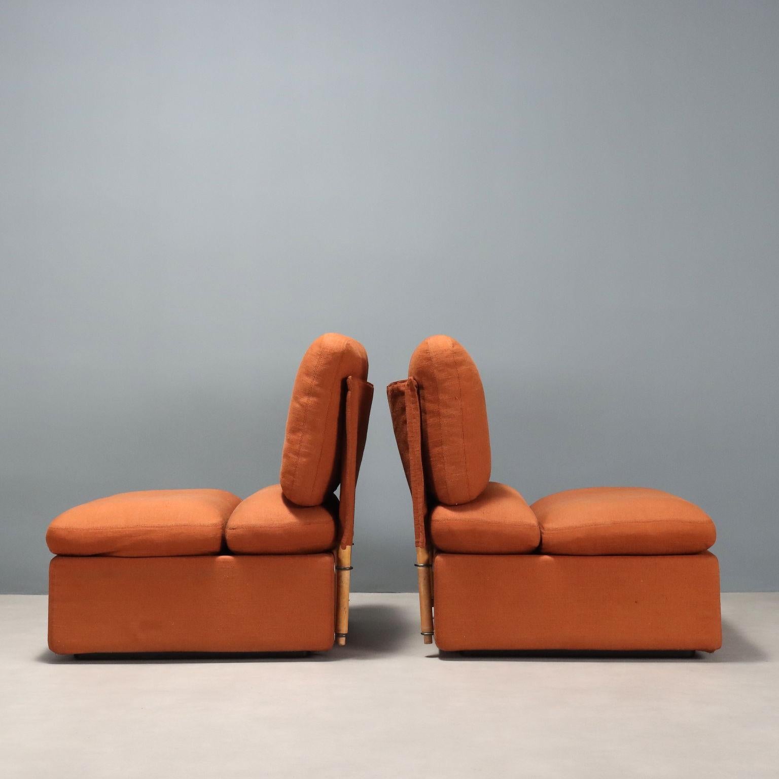 Italian Tre Poltrone Anni 80 Zanotta Design de Pas, D'Urbino e Lomazzi in vendita