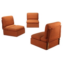 Tre Poltrone Anni 80 Zanotta Design de Pas, D'Urbino e Lomazzi