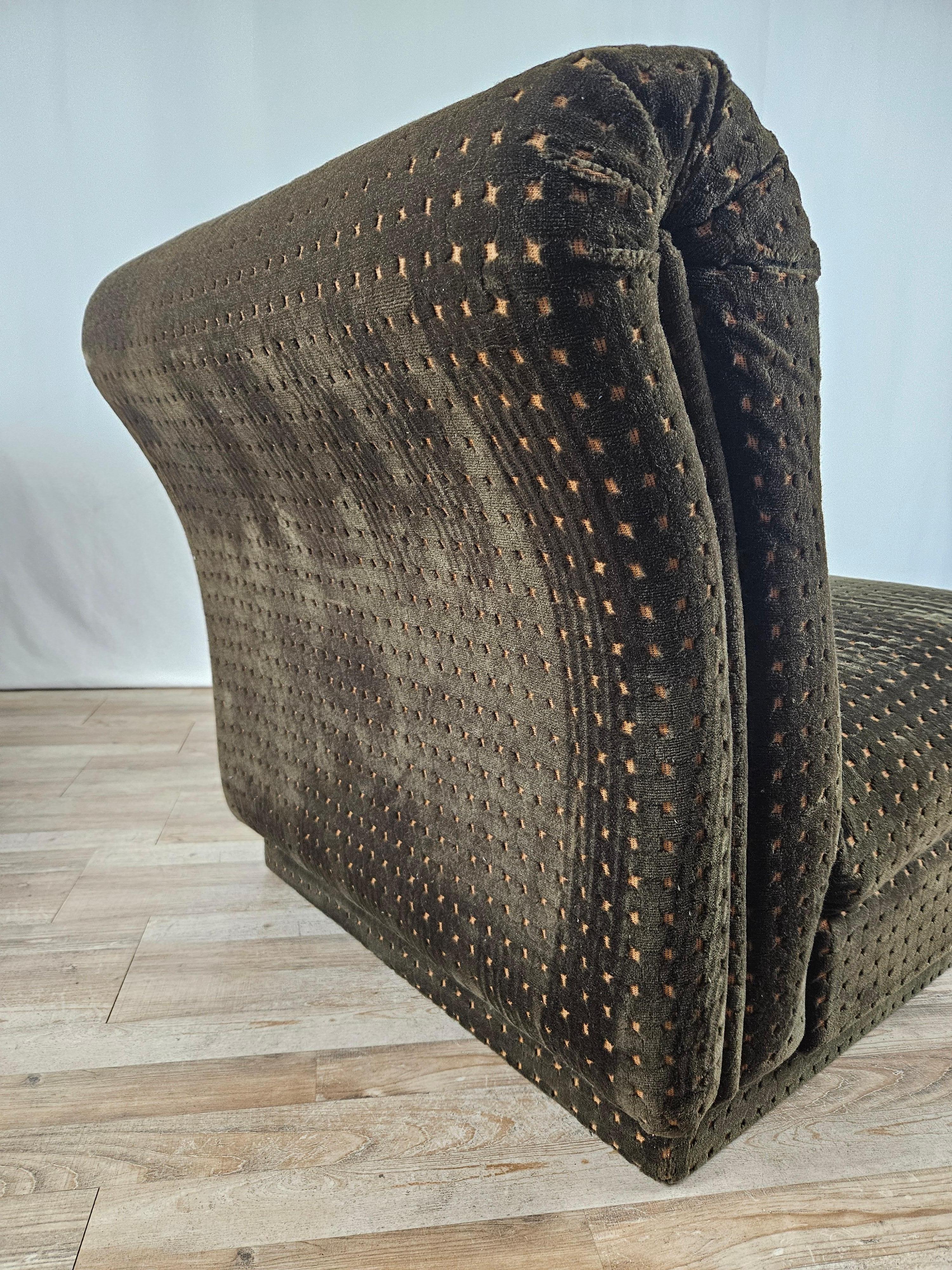 Three modular fabric armchairs from the 1970s For Sale 6