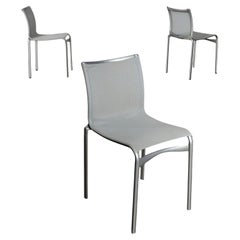 Drei graue Stühle Modell 441 Bigframe von Alberto Meda für Alias 2000