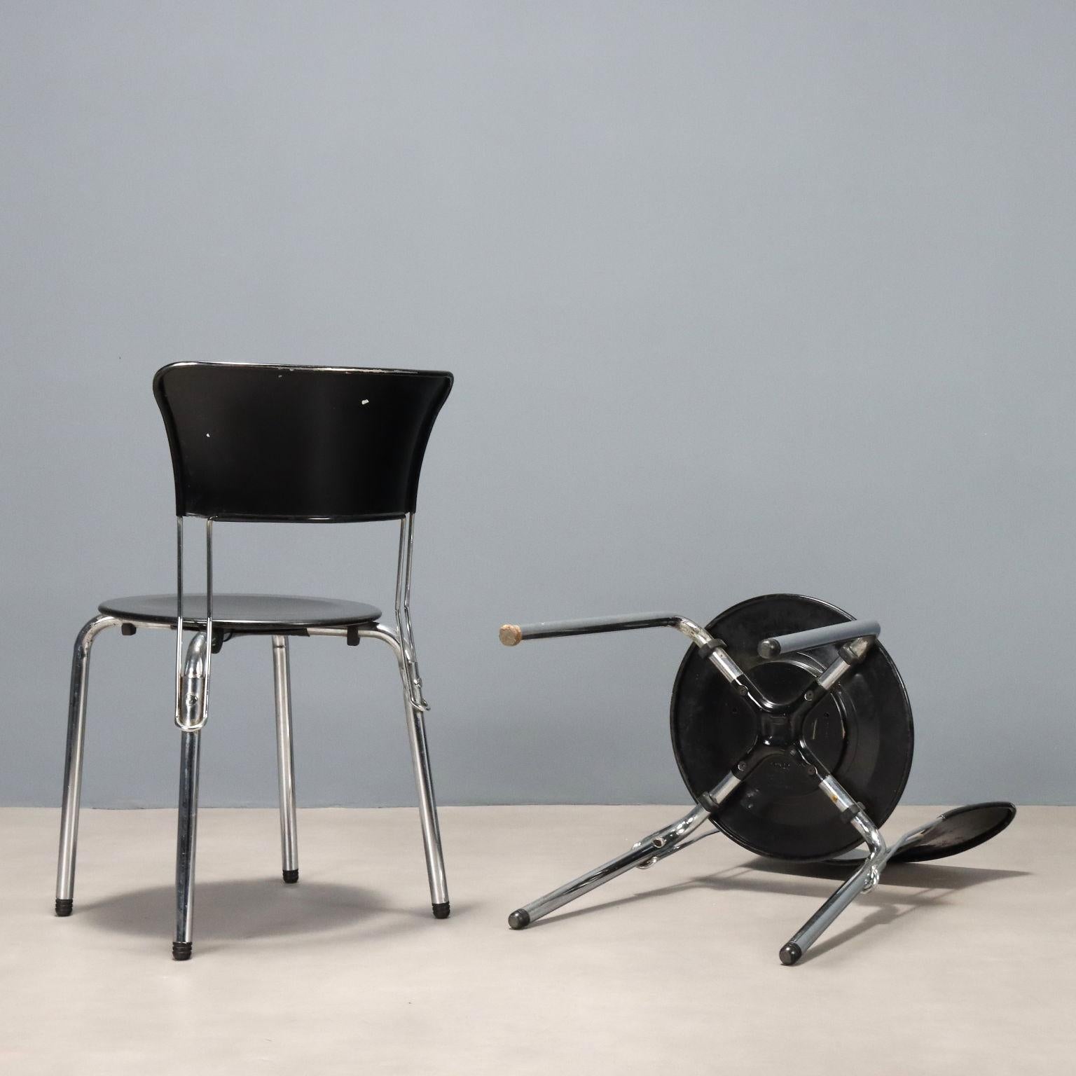 Drei 'Ibisco' Stühle von Giuseppe Raimondi Produktion Molteni & Consonni 1980s im Angebot 4