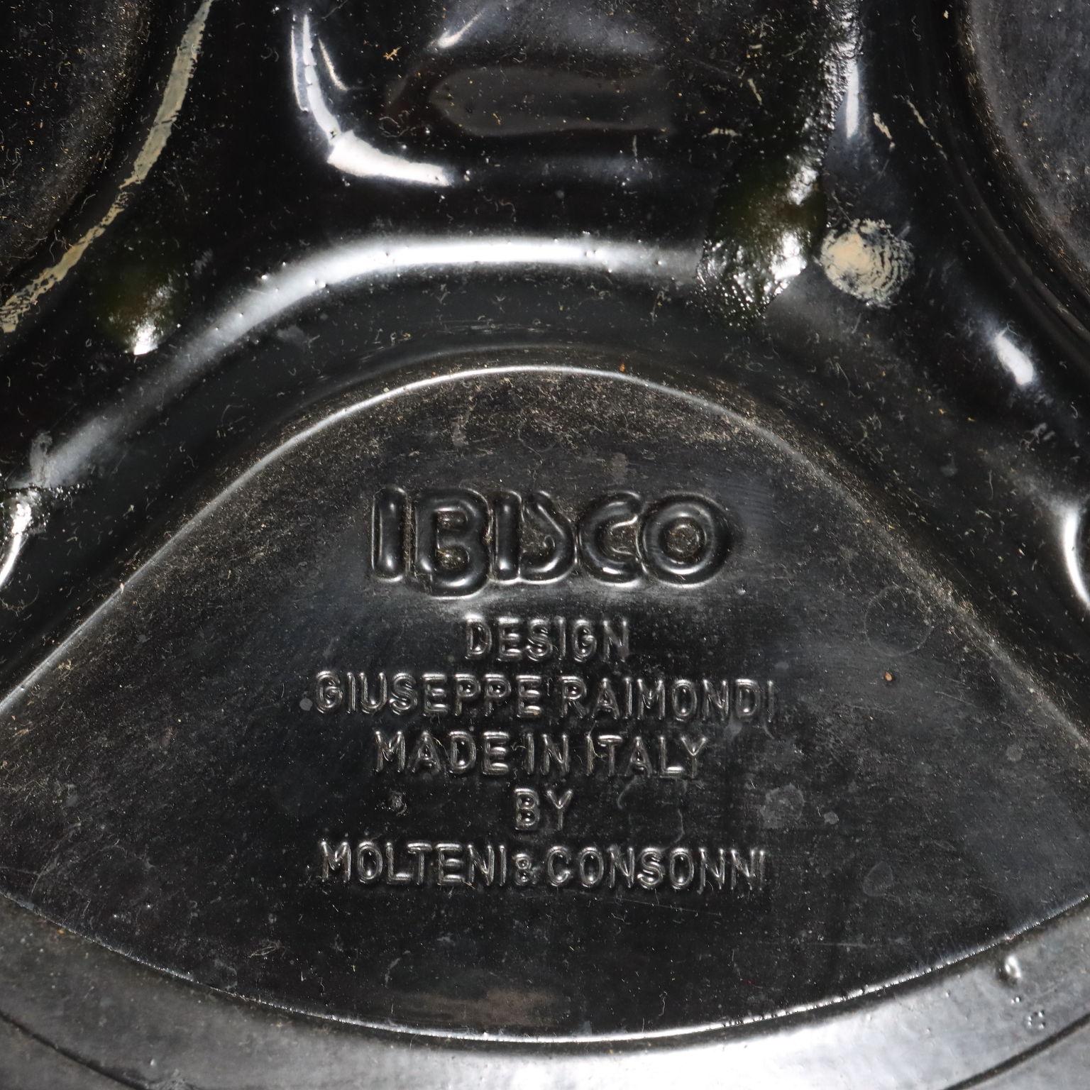 Drei 'Ibisco' Stühle von Giuseppe Raimondi Produktion Molteni & Consonni 1980s im Angebot 5