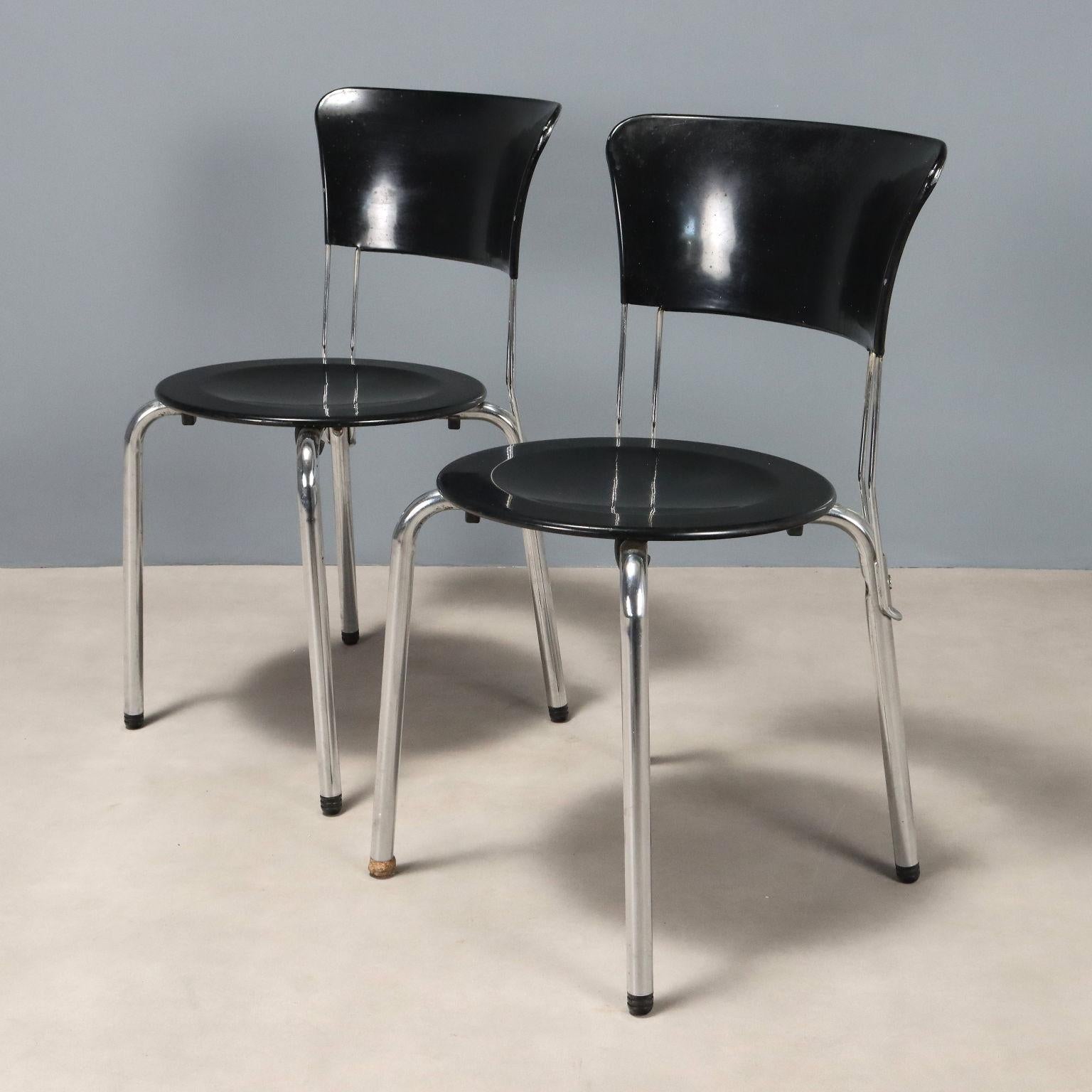 Drei 'Ibisco' Stühle von Giuseppe Raimondi Produktion Molteni & Consonni 1980s (Italian) im Angebot