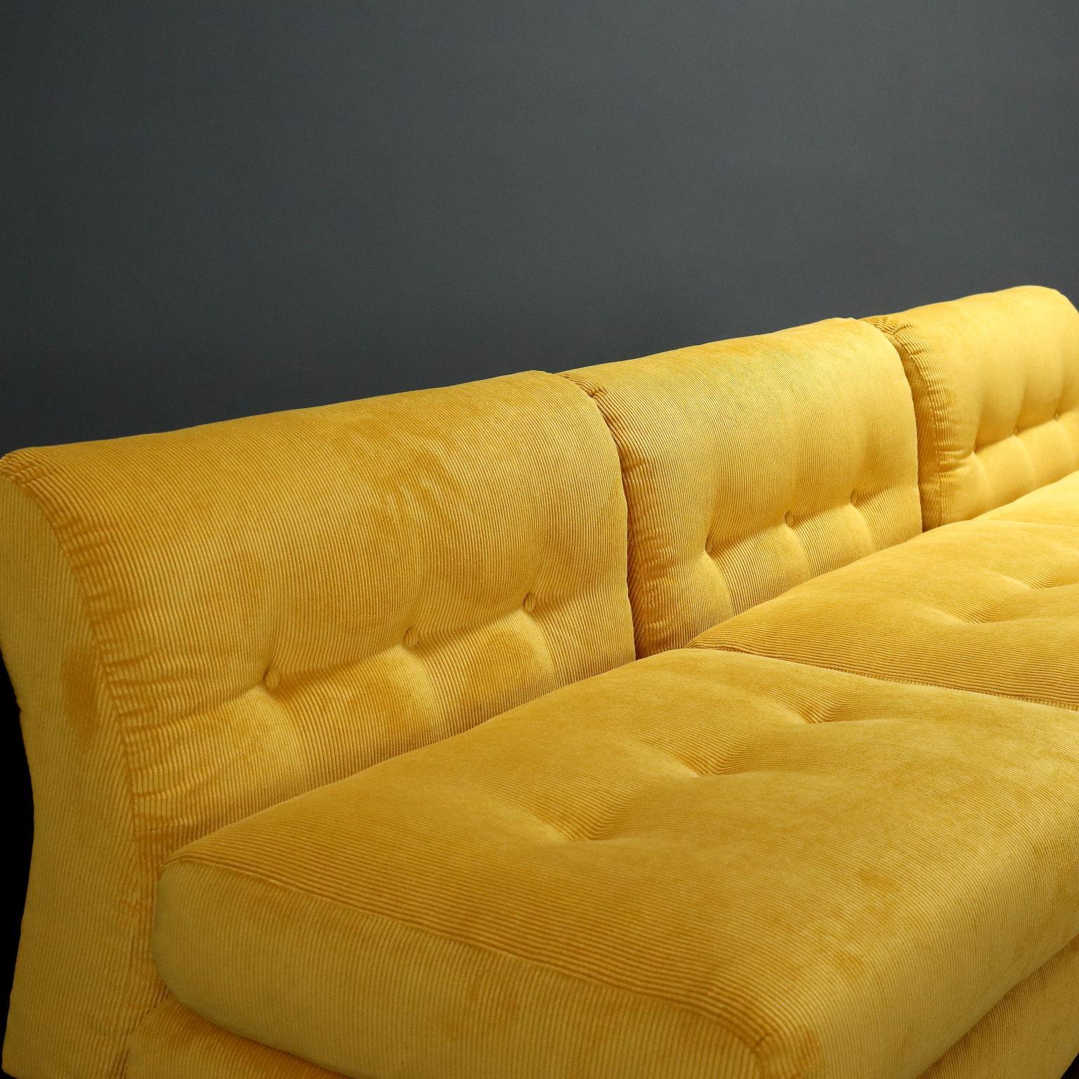 Italian Trois chaises modulaires 'Amanta' par Mario Bellini pour B&B 1970 en vente