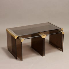 Three T35 R Coffee Tables by Pierangelo Gallotti for Gallotti & Radice, 1970s-80s