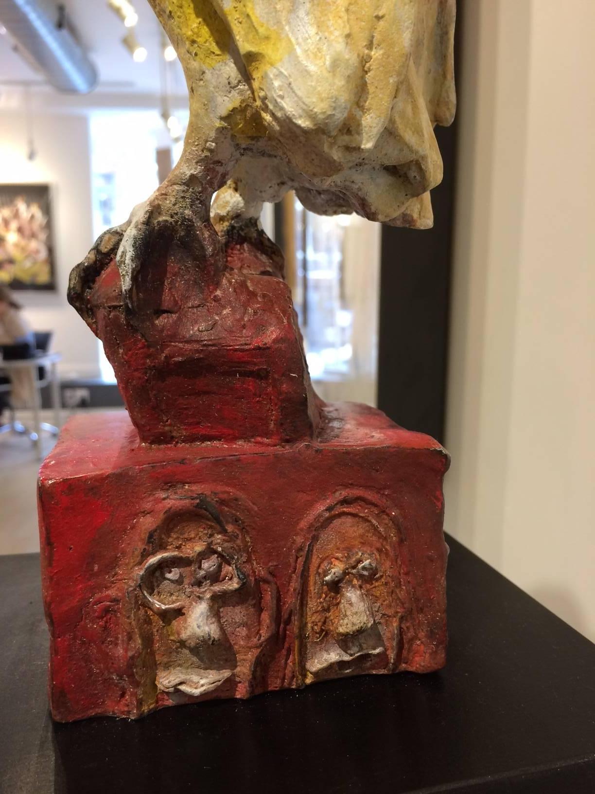 My sister's Melting House - Sculpture by Treacy Ziegler